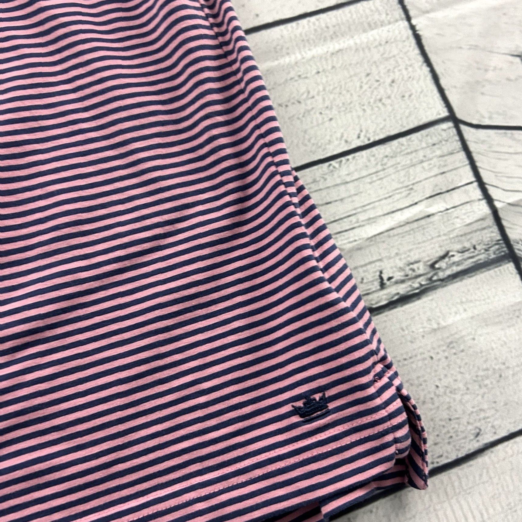 Peter Millar Peter Millar Mountainside Collection Short Sleeve Golf Polo Shirt Mens XXL Pink Shirt Size US XXL / EU 58 / 5 - 2 Thumbnail