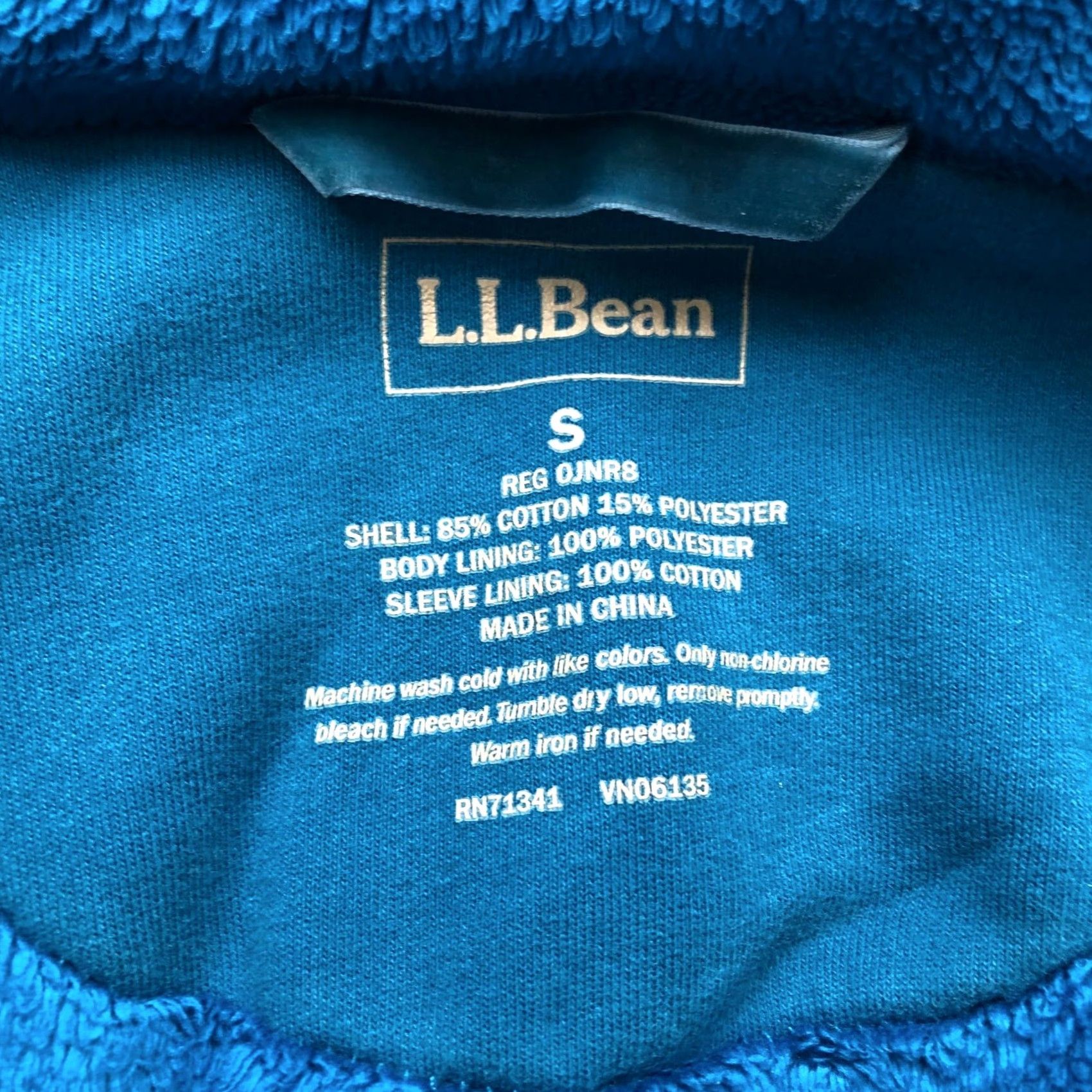 Vintage VINTAGE L.L. Bean Sherpa Lined Sweater Jacket Womens S Long Sleeve Full Zip Teal Blue Size S / US 4 / IT 40 - 3 Thumbnail