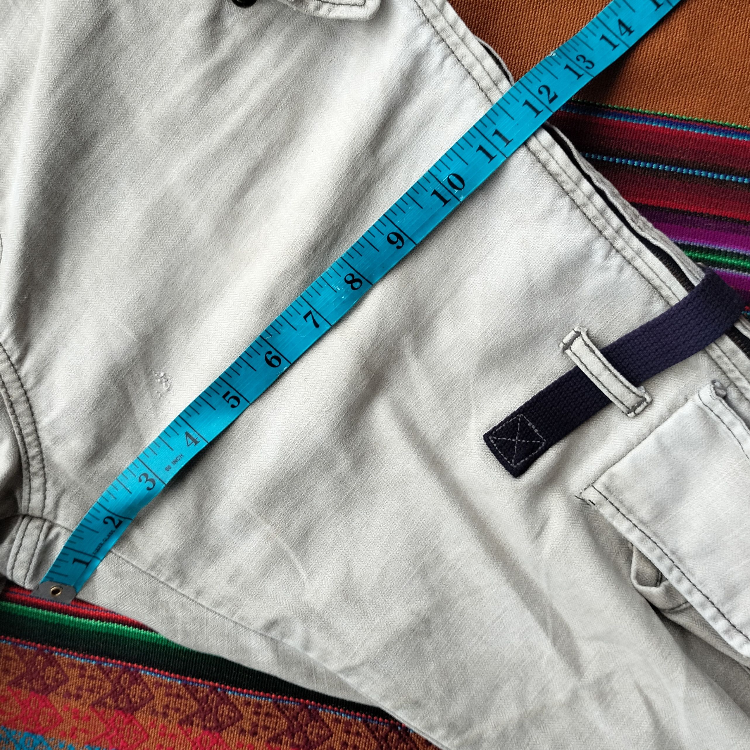 PPFM PPFM bondage zipper side distressed 3d 'cargo pants Size US 33 - 18 Thumbnail