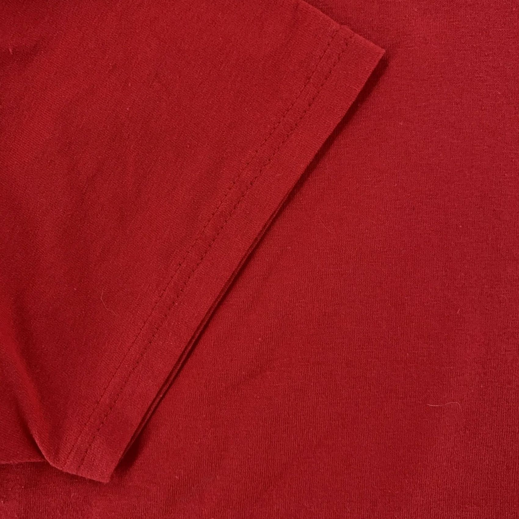 Hanes Hanes Shirt Mens Large Red Heavyweight 50/50 Crewneck Vintage Blank Tee Size US L / EU 52-54 / 3 - 3 Thumbnail