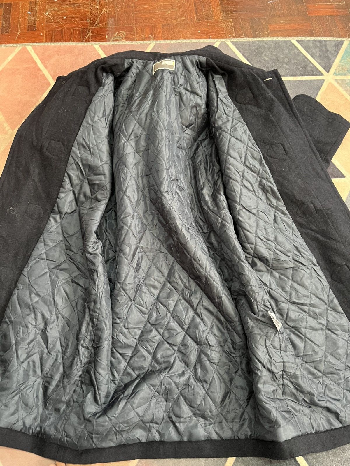 45rpm 💥Japanese Brand Kanko Long Wool Bleck Jackets Size US M / EU 48-50 / 2 - 16 Thumbnail