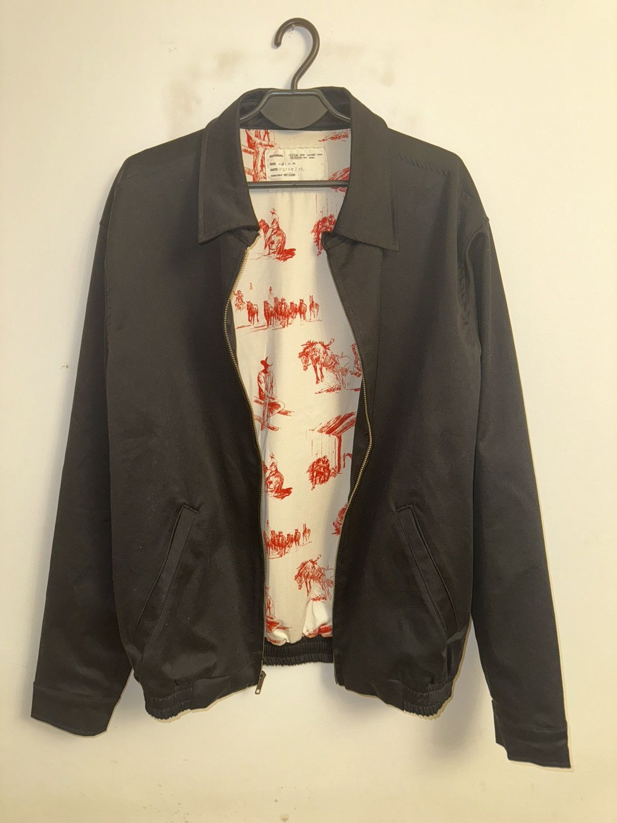 image of One Of These Days Cotton Jacket in Black, Men's (Size Medium)
