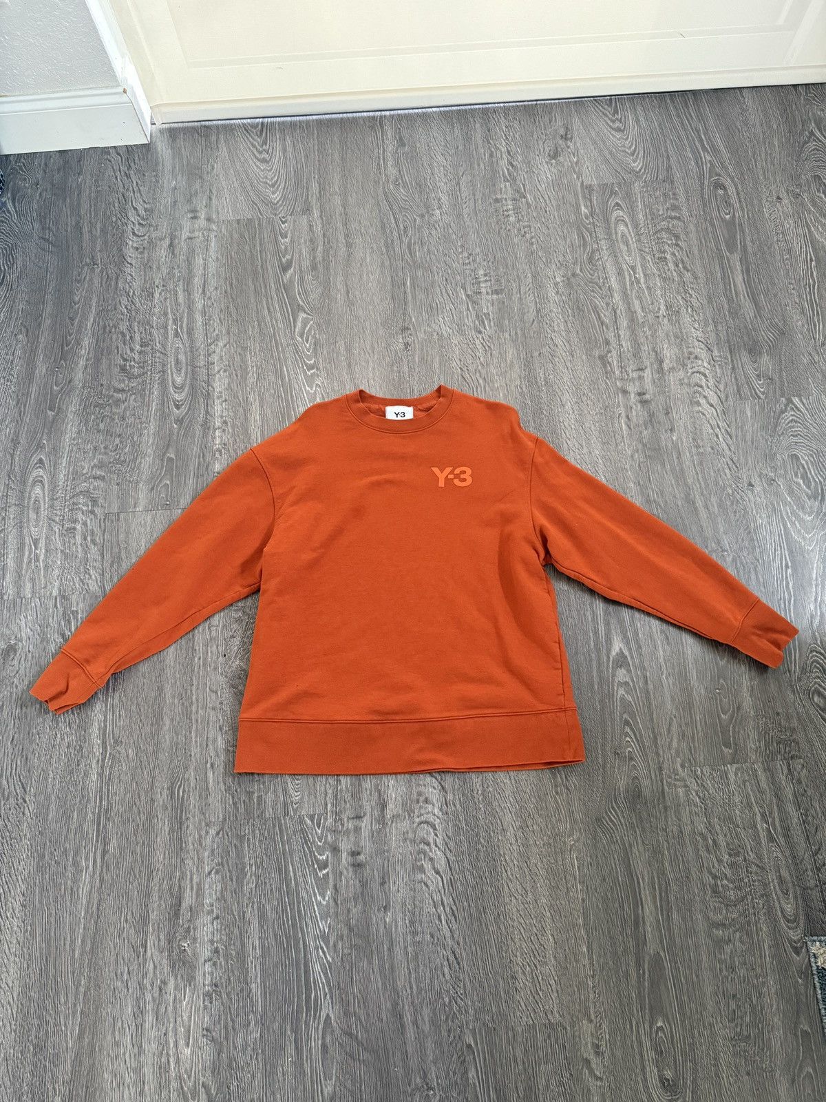 Y-3 Y-3 Adidas Rust Orange Crewneck Size US M / EU 48-50 / 2 - 1 Thumbnail