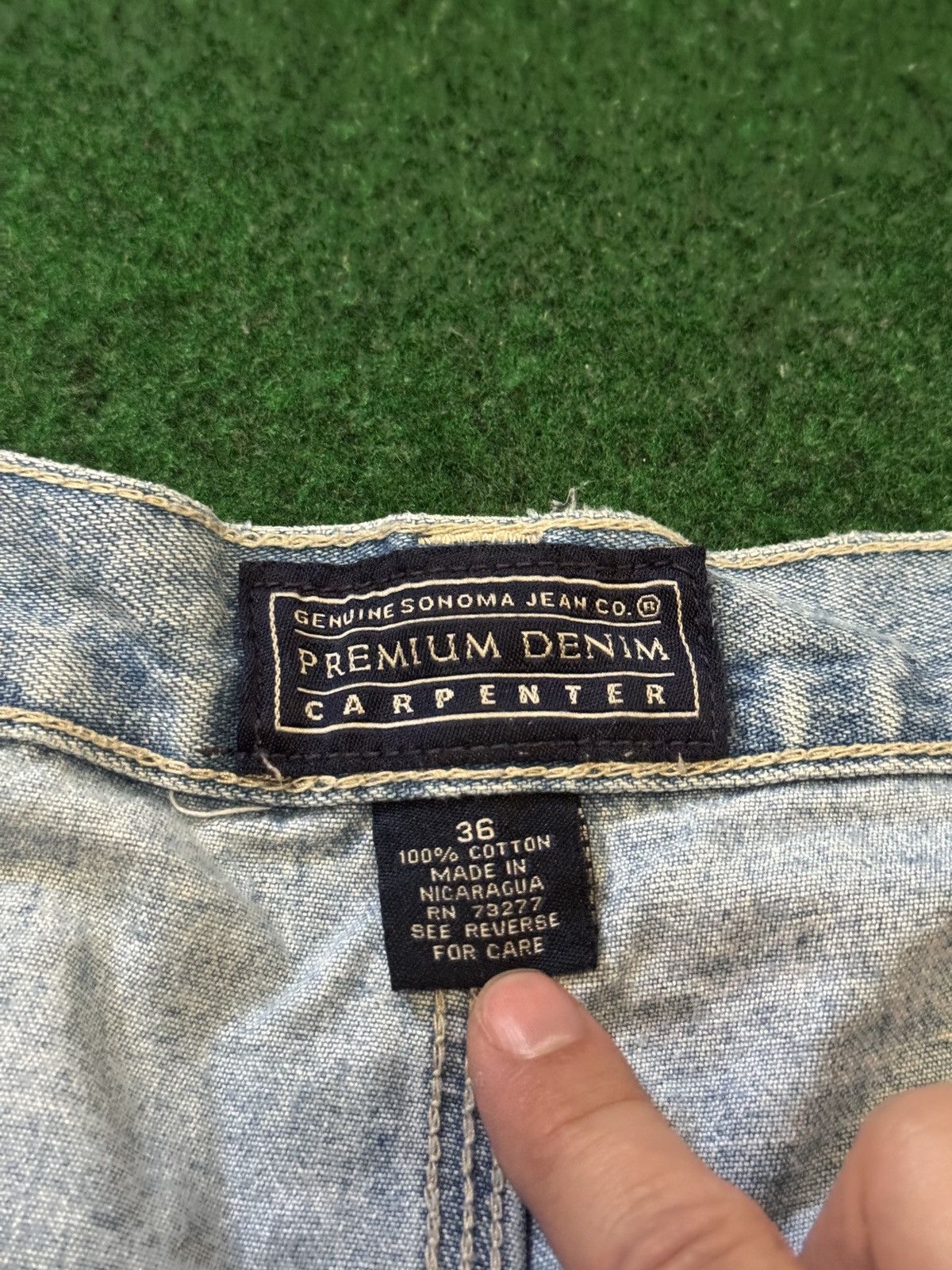 Sonoma Y2K Carpenter Baggy Jorts Hip Hop Grunge Skater Shorts Size US 36 / EU 52 - 3 Thumbnail