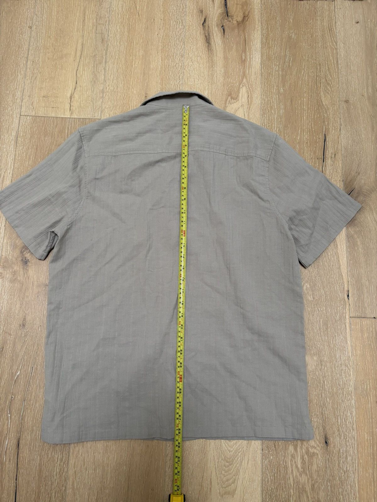 Madewell Easy Short-Sleeve Shirt in Stripe - Fatigue Khaki Medium Size US M / EU 48-50 / 2 - 5 Thumbnail