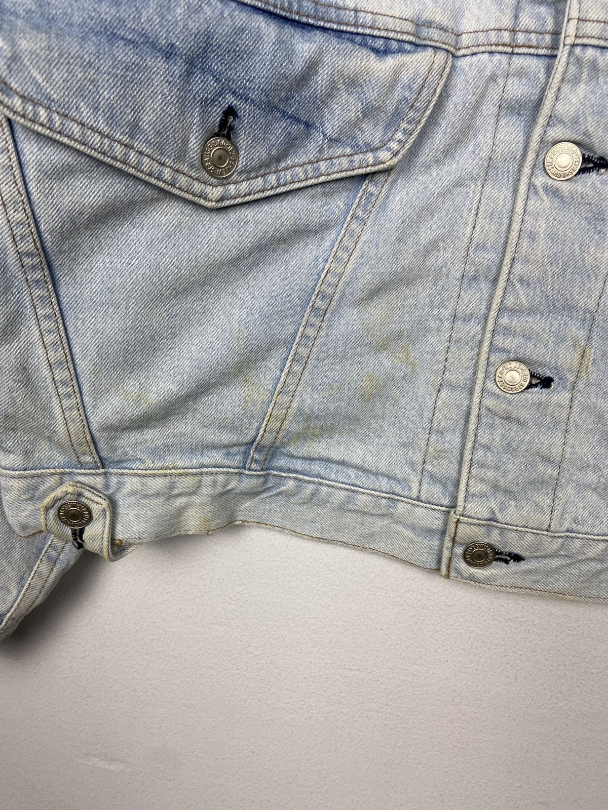 Levi's Vintage Clothing VINTAGE 80s LEVIS ALASKA WASHSTONE KING OF RIVER DENIM Size US L / EU 52-54 / 3 - 6 Thumbnail