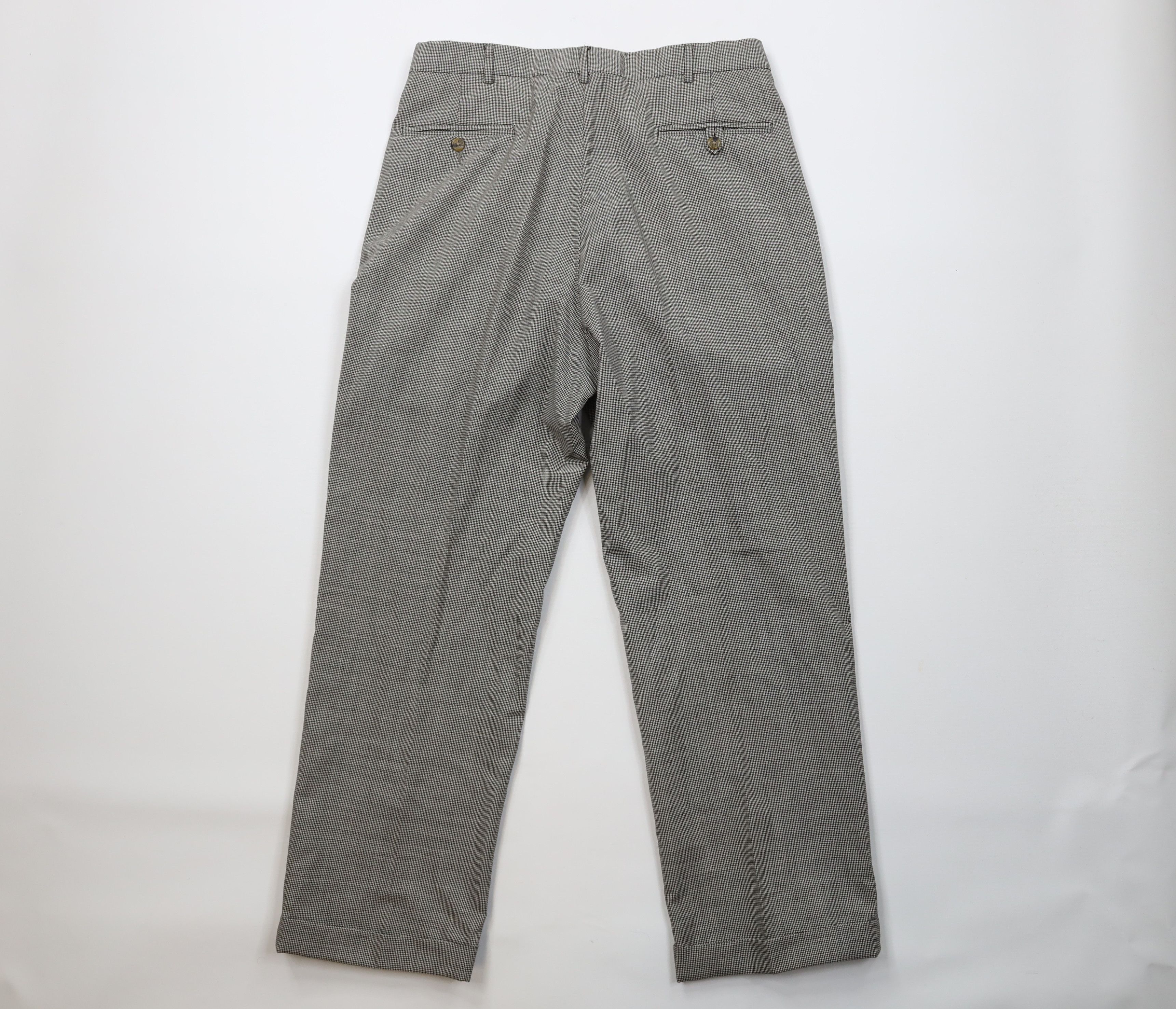 Tommy Hilfiger Vintage 90s Tommy Hilfiger Houndstooth Wide Leg Chino Pants Size US 34 / EU 50 - 8 Thumbnail