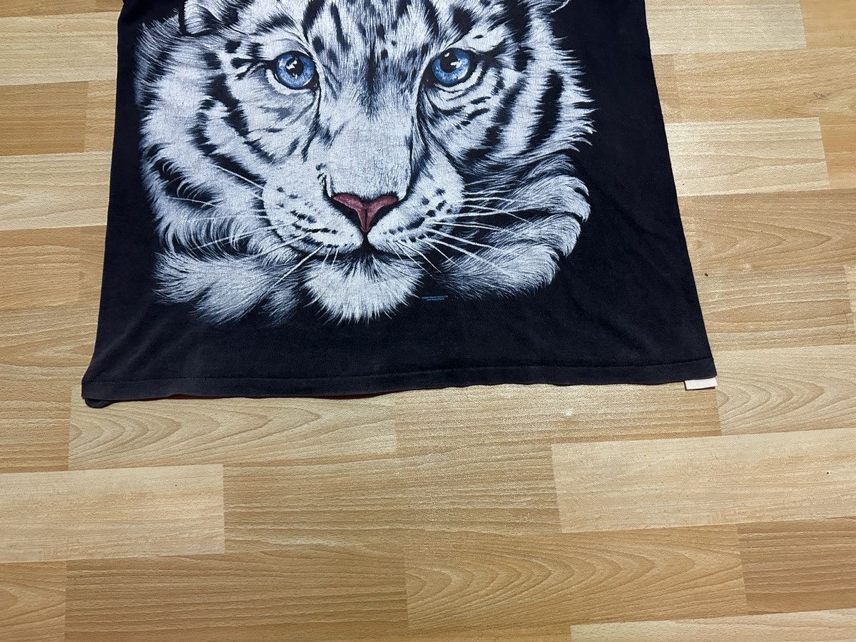 Habitat × Vintage Vintage 1995’s Habitat White Tiger Faded Tee rare Size US XL / EU 56 / 4 - 6 Thumbnail