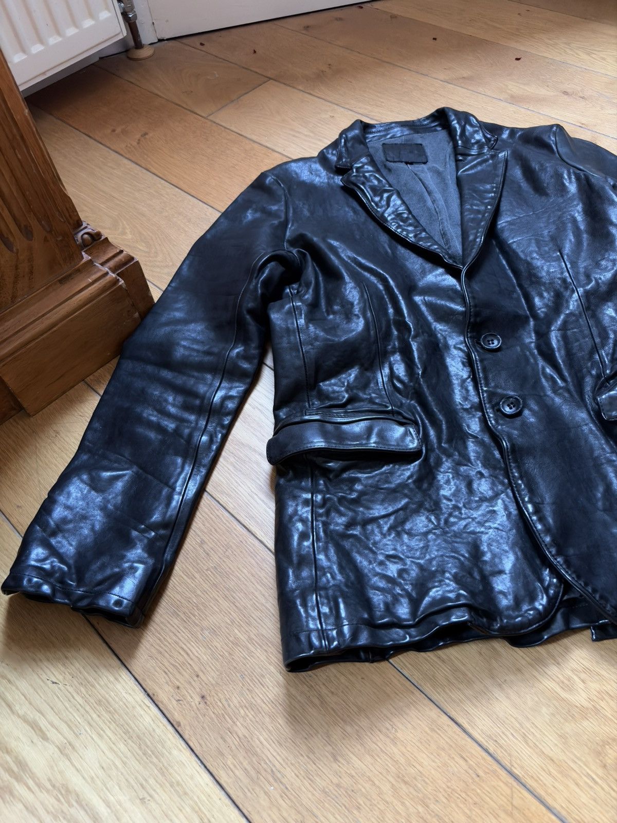 Isamu Katayama Backlash JP XL Italian Double Shoulder Garment Dyed Blazer Size US XL / EU 56 / 4 - 5 Thumbnail