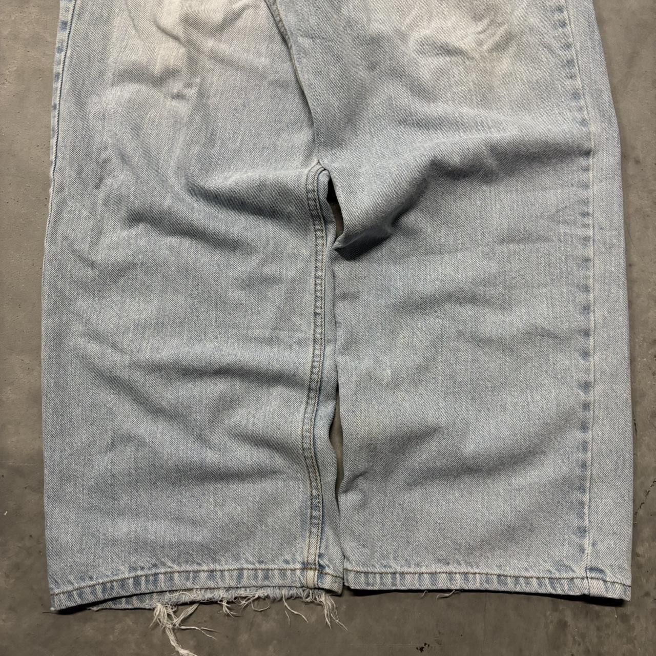 Japanese Brand × Vintage Crazy Vintage Y2K/2000s Baggy Light Wash Skater Denim Jeans! Size US 40 / EU 56 - 6 Thumbnail