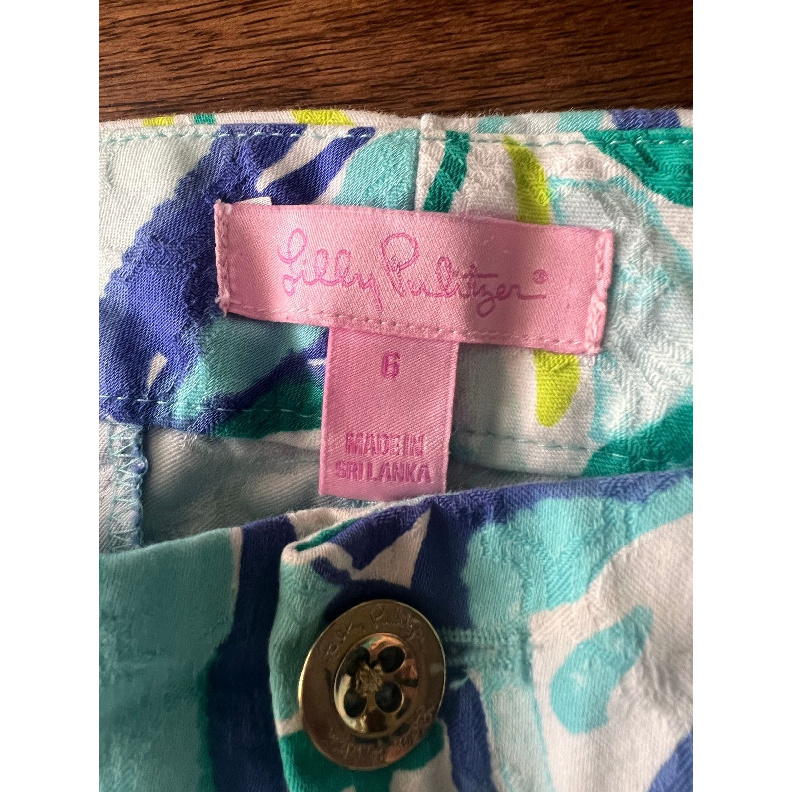 Lilly Pulitzer Lilly Pulitzer Skinny Ankle Length Kelly Pant Size 6 Size 28" / US 6 / IT 42 - 6 Thumbnail