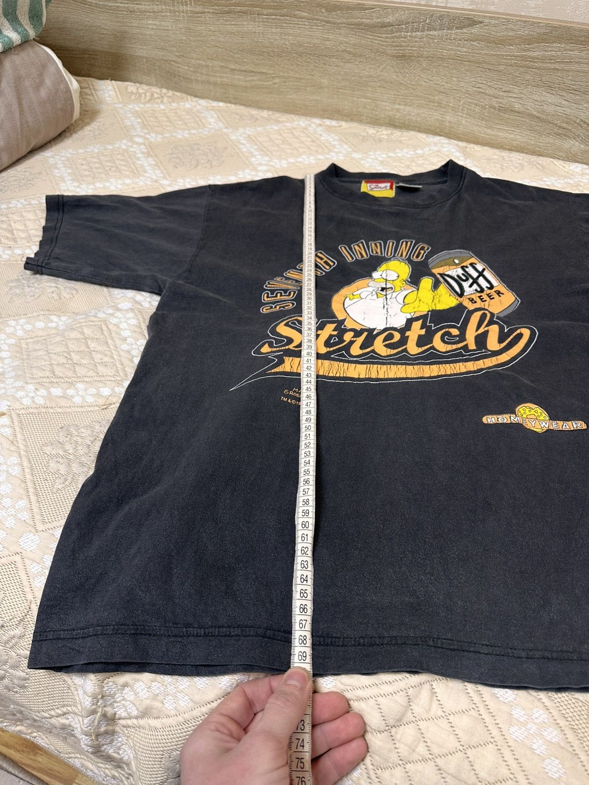 The Simpsons 🔥 The Simpsons 1999 Homer Duff Beer Vintage Cartoon T Shirt Size US M / EU 48-50 / 2 - 10 Thumbnail