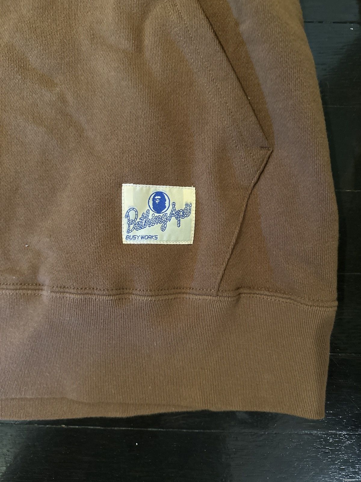 Bape Bape Brown splatter paint hoodie Size US M / EU 48-50 / 2 - 3 Thumbnail