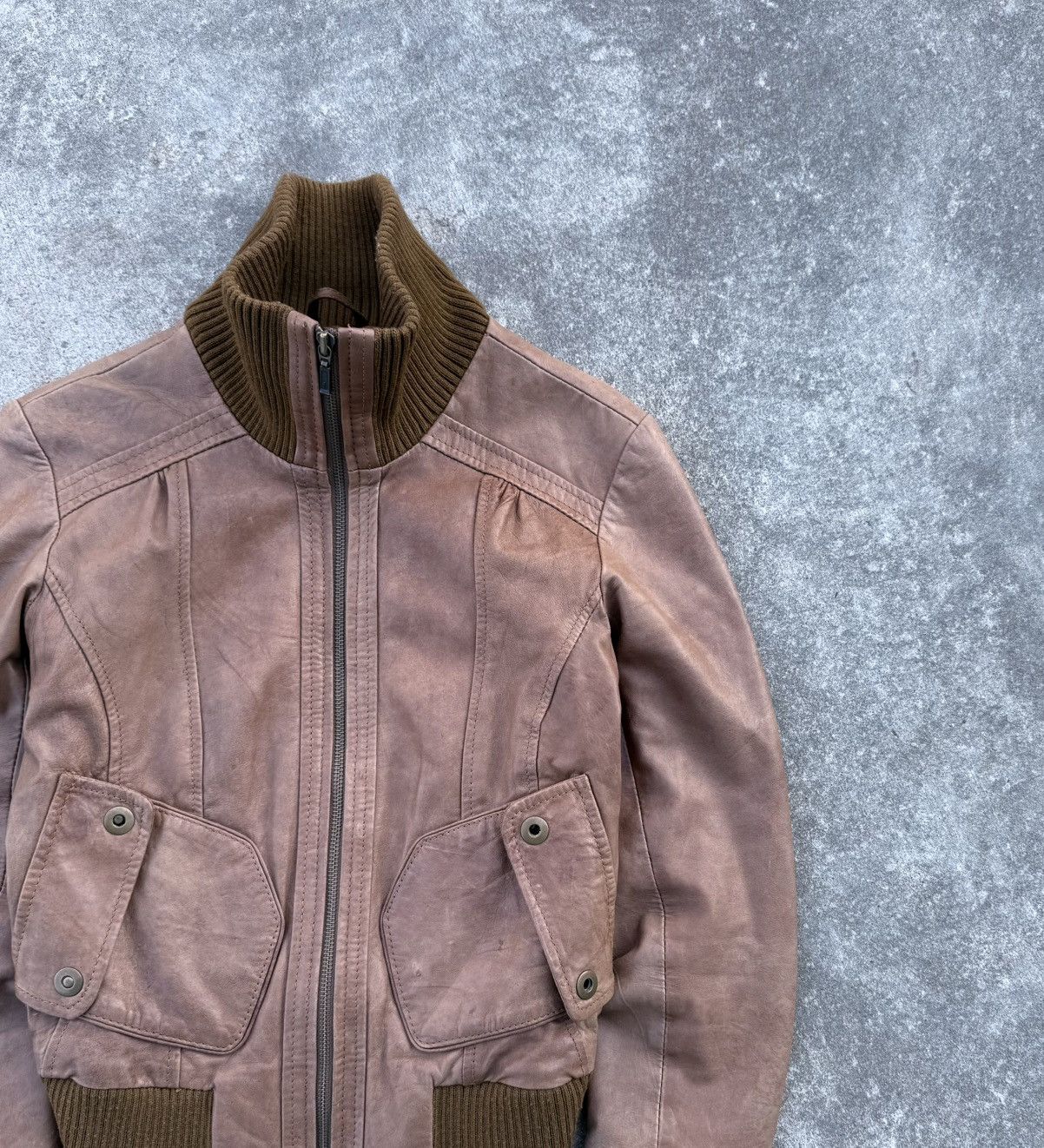 Vintage Vintage 90s Y2K streetwear rare leather jacket Size S / US 4 / IT 40 - 3 Thumbnail