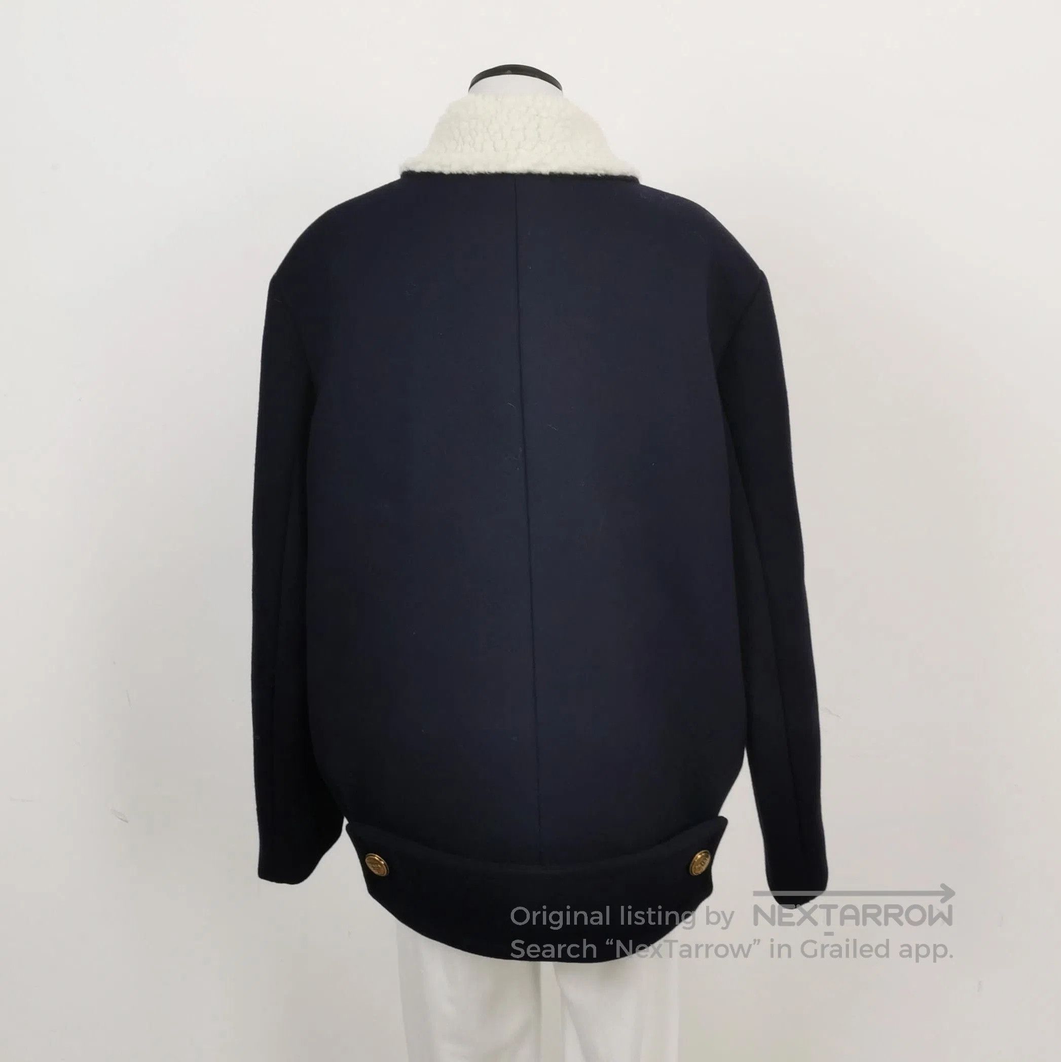 Prada Prada Double Breasted Wool Blend Long Sleeve Coat . Size US L / EU 52-54 / 3 - 1 Thumbnail
