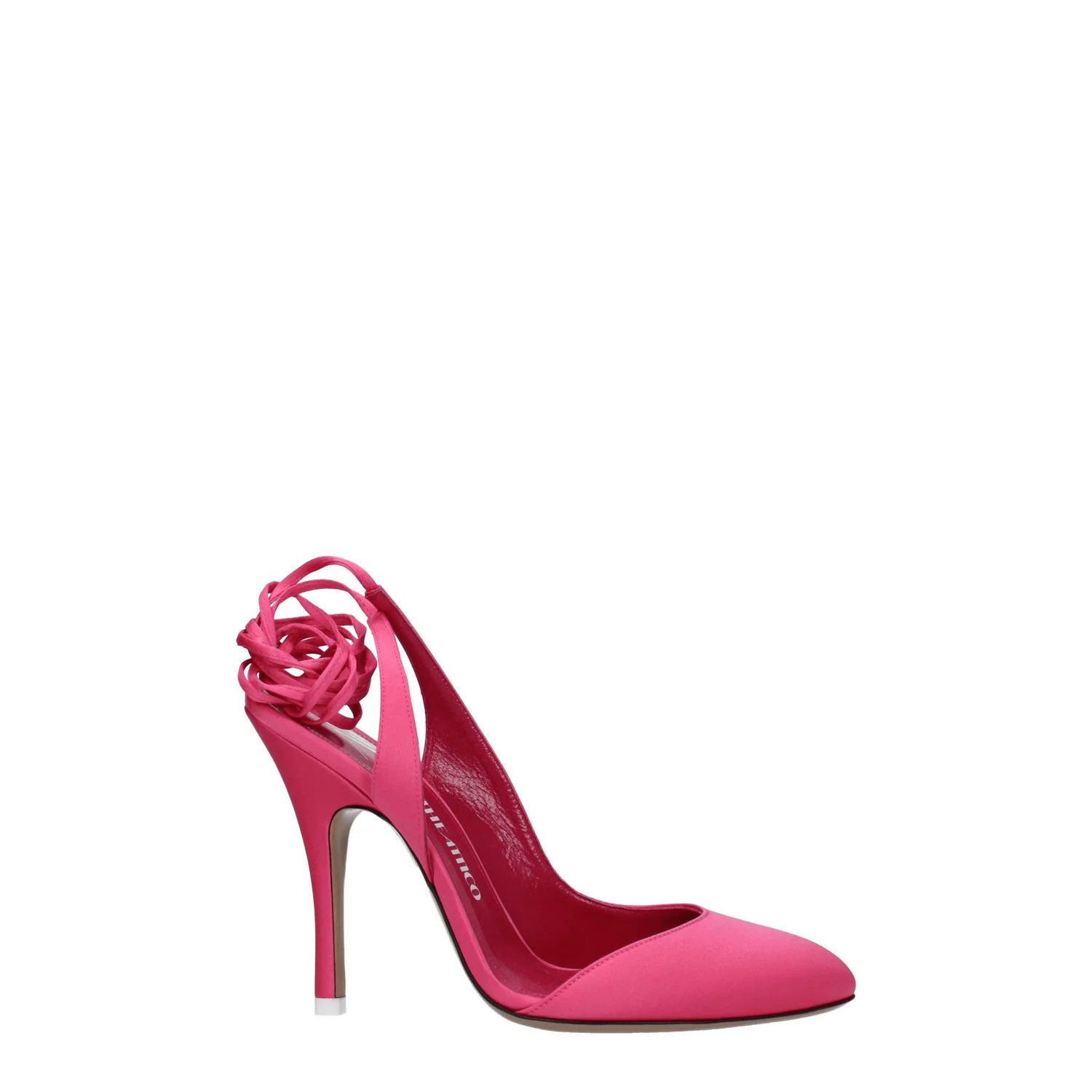 The Attico ob1o1e1224 Satin Sandals in Pink Size US 7 / IT 37 - 1 Thumbnail