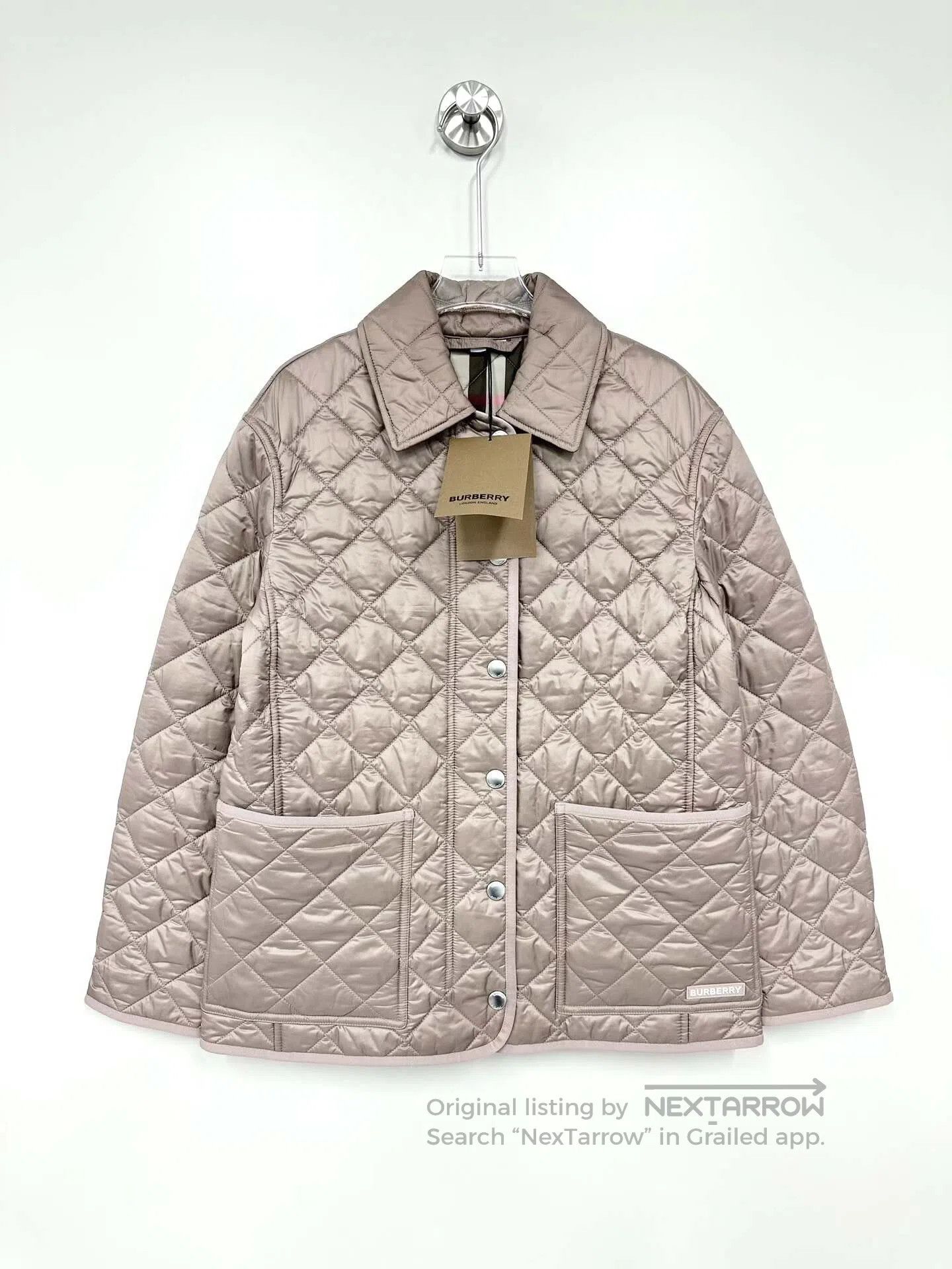 Burberry Burberry Camel Classic Lined Plaid Zipper Jacket| Size S / US 4 / IT 40 - 1 Thumbnail
