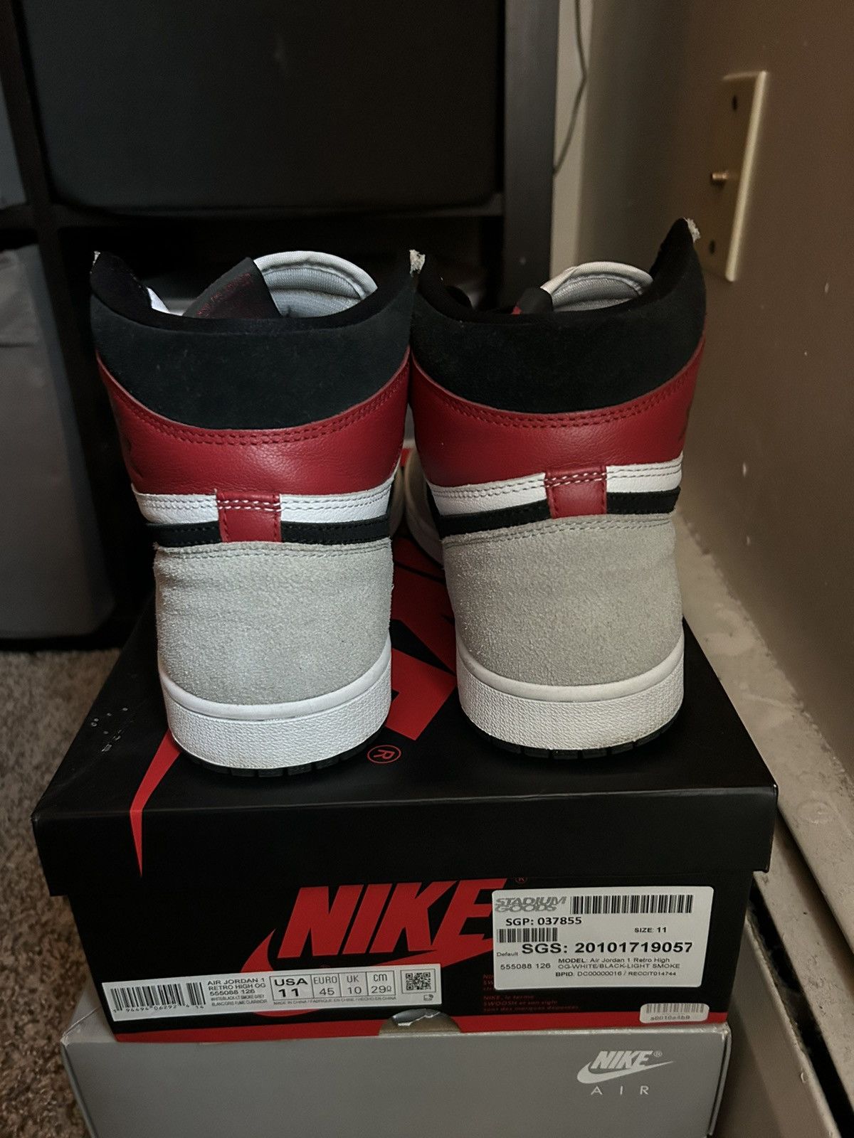 Jordan Brand × Nike Jordan 1 Smoke Grey Size US 11 / EU 44 - 3 Thumbnail
