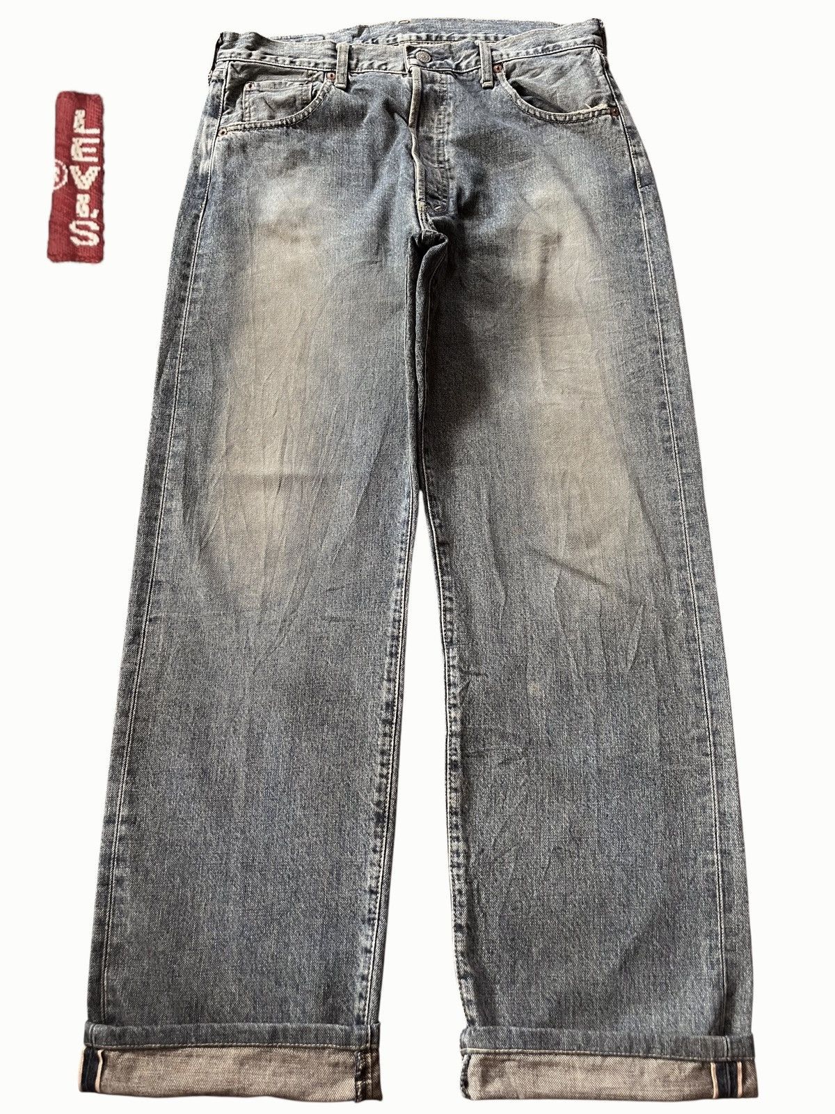 Levi's Vintage 80s Levis 503B Big E Selvedge Mud Wash Baggy Jeans Size US 33 - 1 Thumbnail