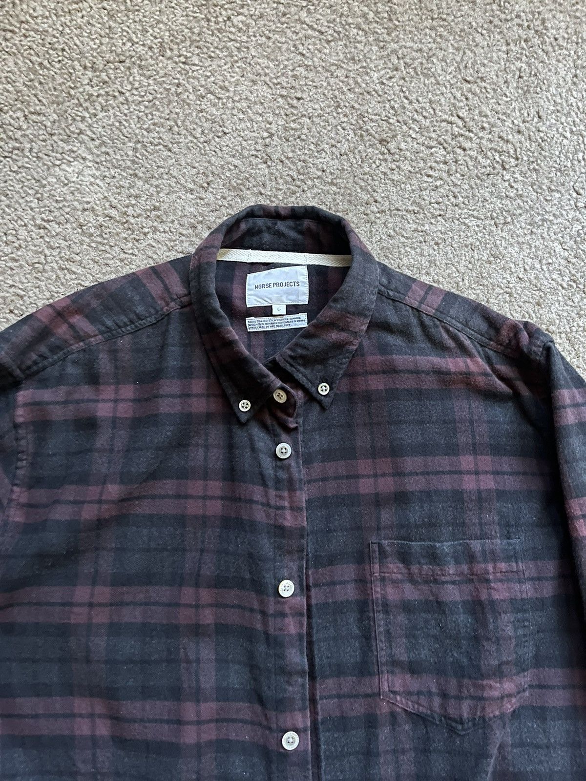 Norse Projects Norse Project Flannel Size US L / EU 52-54 / 3 - 3 Thumbnail