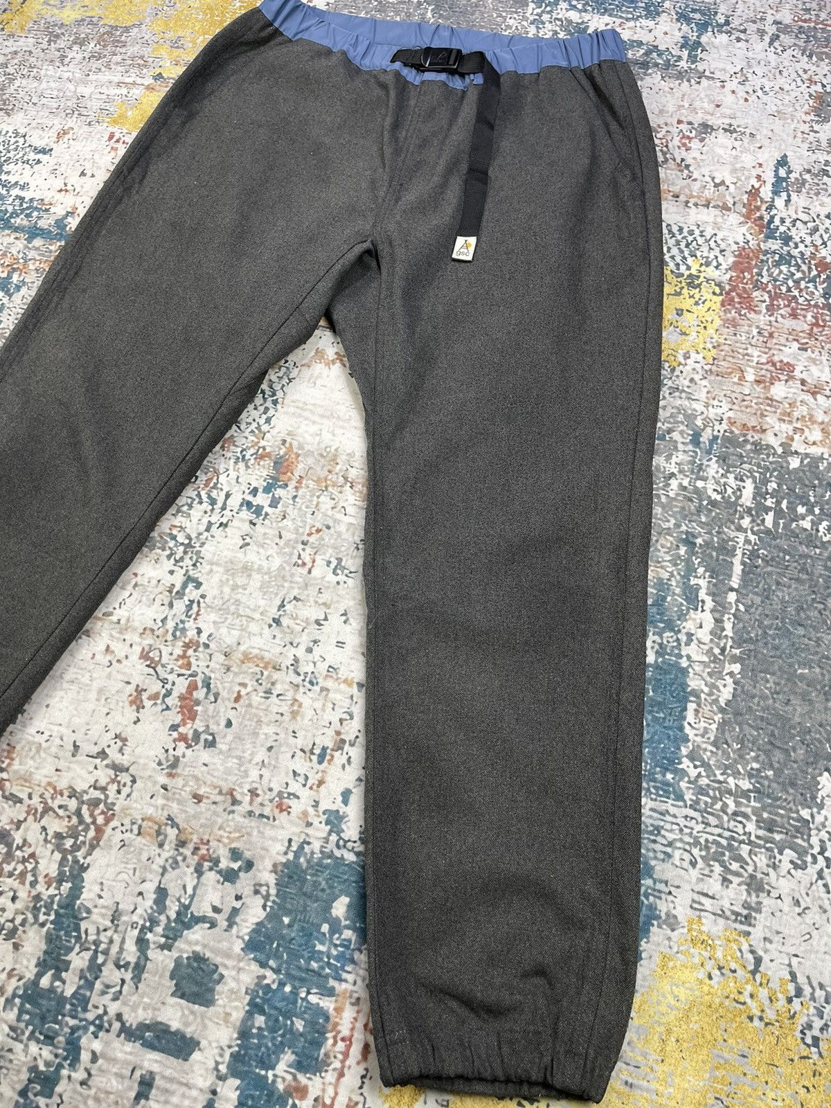 go slow caravan GO SLOW CARAVAN DEEP GREY JOGGER PANTS Size US 32 / EU 48 - 5 Thumbnail