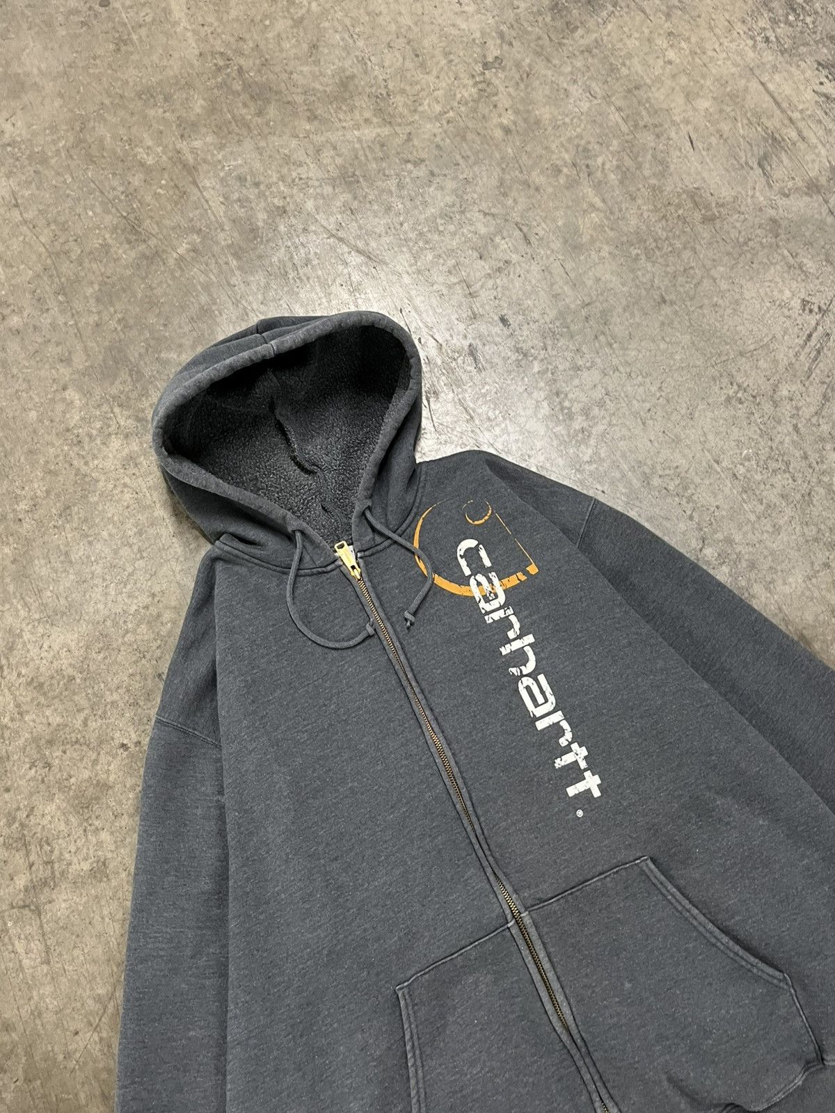 Carhartt × Vintage Carhartt vintage zip up hoodie streetwear hype rare boxy Size US XXL / EU 58 / 5 - 5 Thumbnail