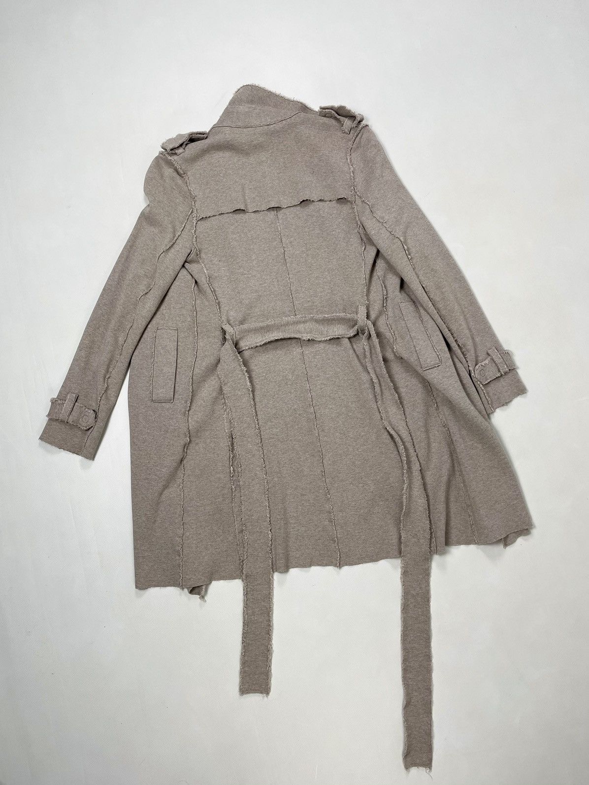 Harris Wharf London Harris Wharf London 🐚 disstressed y2k avandgarde coat Size S / US 4 / IT 40 - 11 Thumbnail