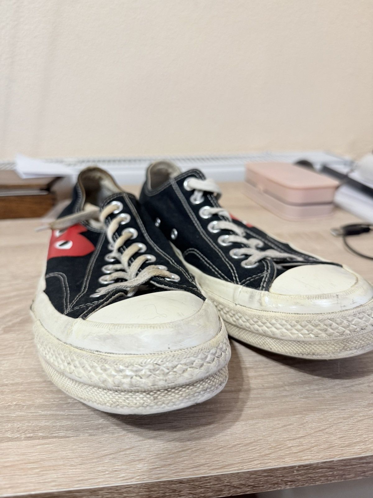 Comme des Garcons PLAY × Converse Very nice Size US 9 / EU 42 - 1 Thumbnail