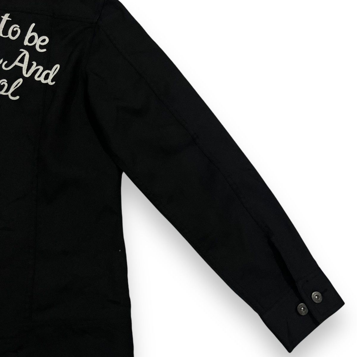 If Six Was Nine ☠️CRAZY DEVIL EMBROIDERY LOGO BUTTON UP SHIRT☠️ Size US L / EU 52-54 / 3 - 13 Thumbnail