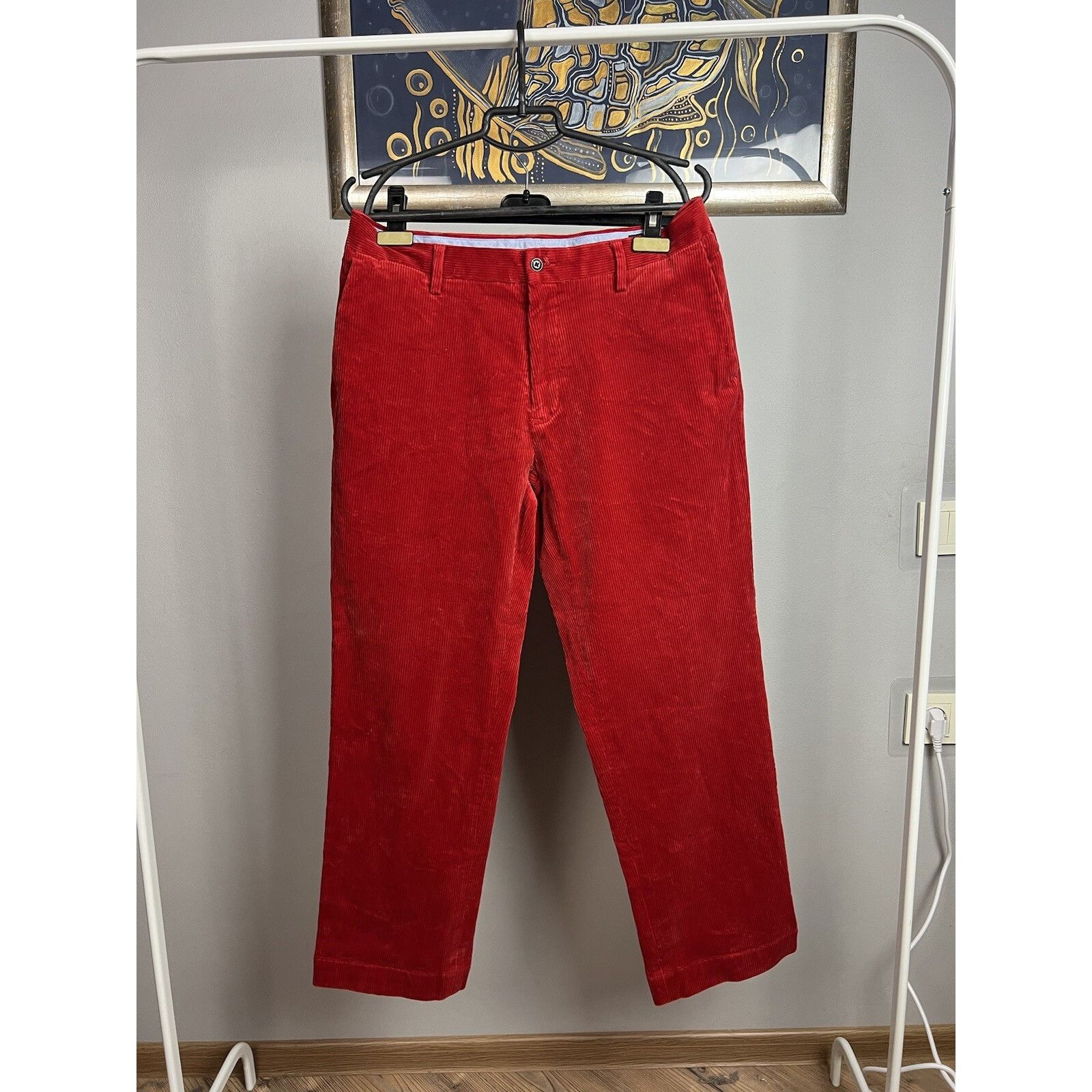 Polo Ralph Lauren MINT! Polo Ralph Lauren Red Corduroy Classic Fit Chino Pants Size US 33 - 1 Thumbnail