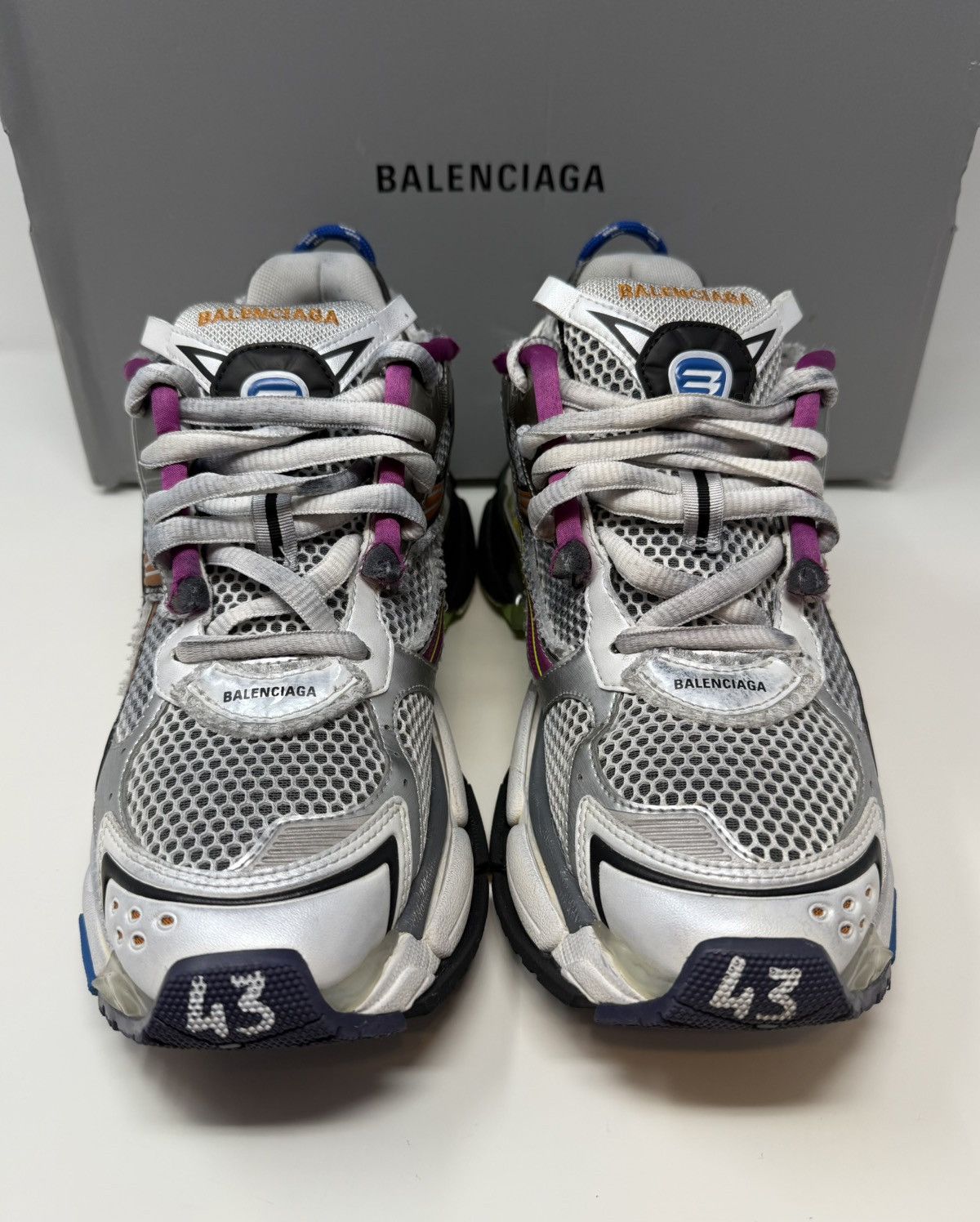 Balenciaga Balenciaga Runner Sneaker Multicolor New Season Size US 10 / EU 43 - 2 Thumbnail