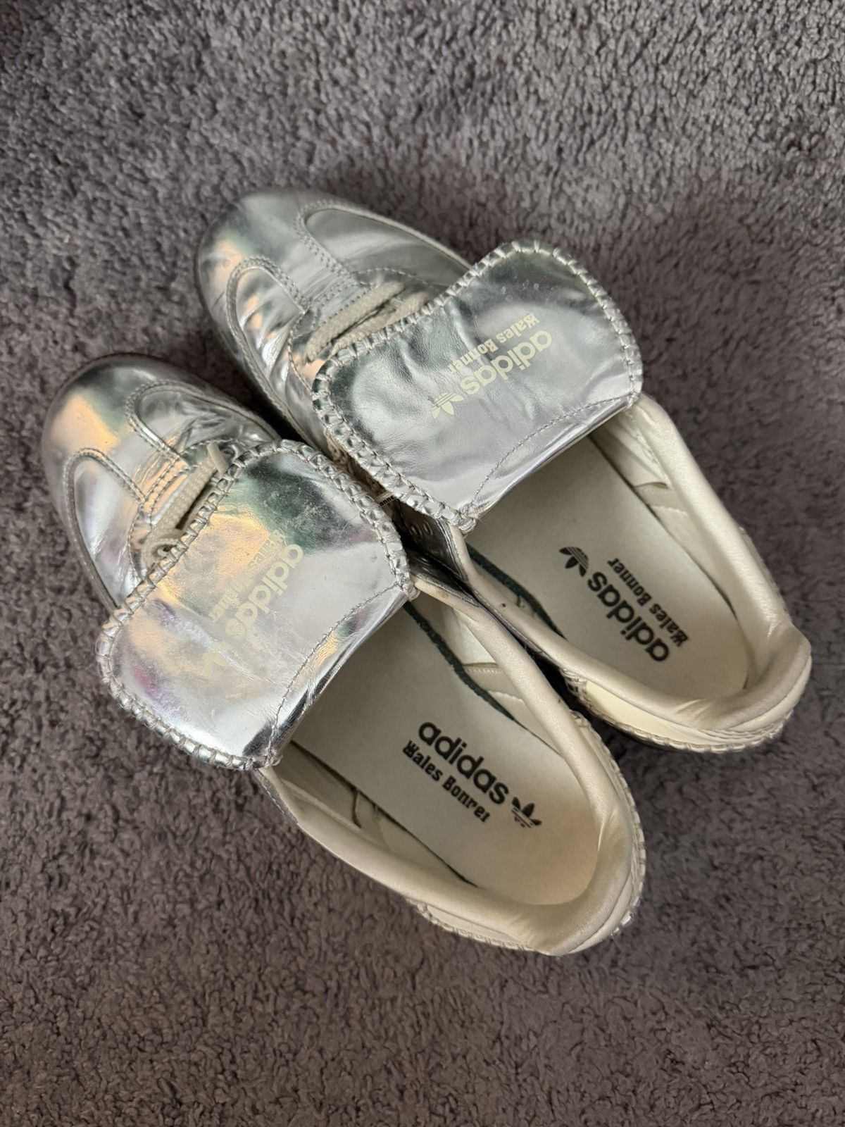 Adidas × Wales Bonner Wale Bonner silver metallic Size US 10 / EU 43 - 6 Thumbnail