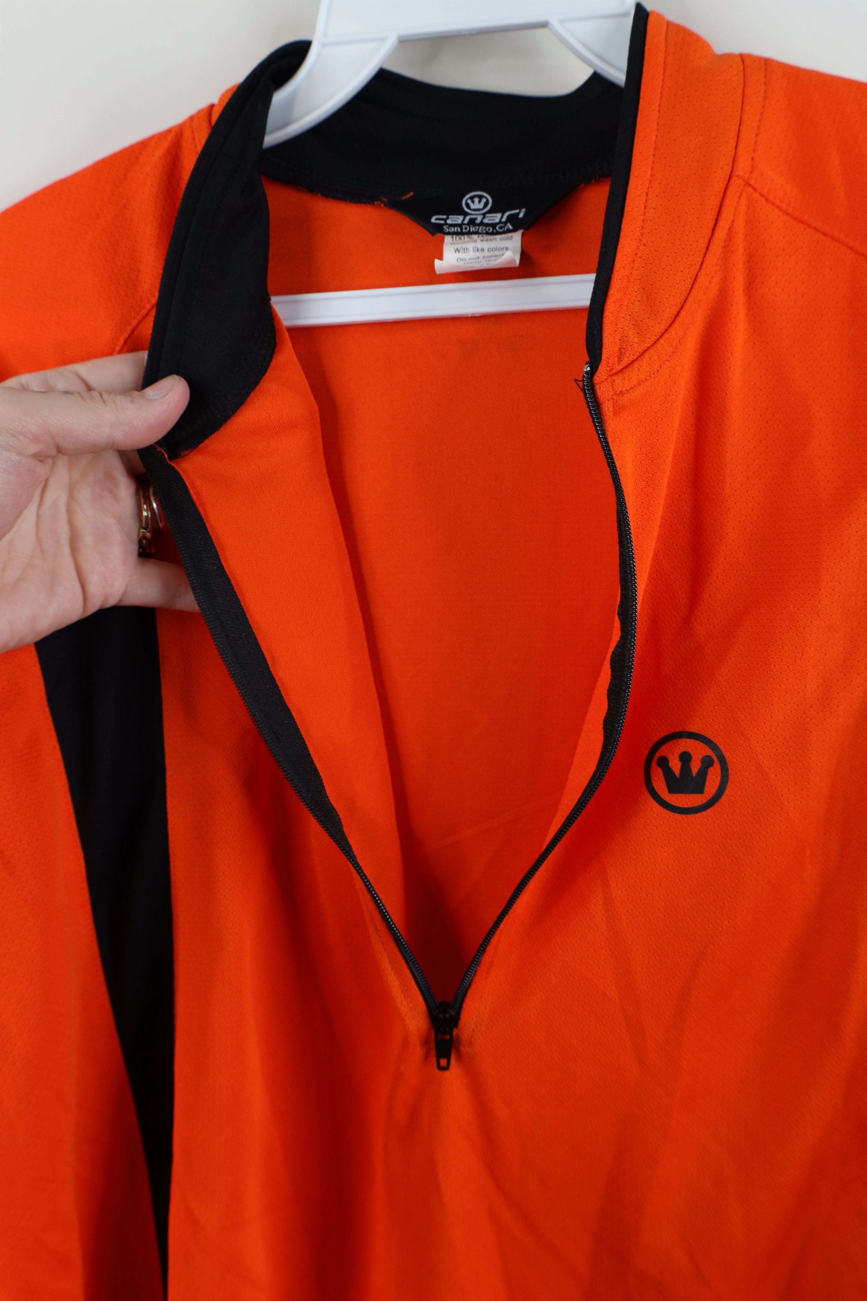 Canari Vintage Canari Block Bicycle Cycling Jersey Shirt Orange Size US L / EU 52-54 / 3 - 12 Thumbnail