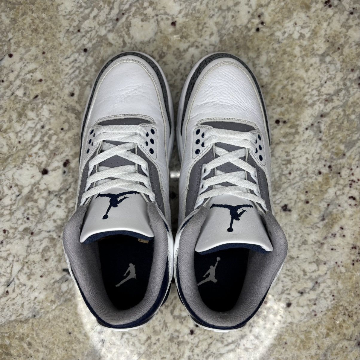 Jordan Brand Size 8-Jordan 3 Retro Midnight Navy Lightly Worn W/Box Size US 8 / EU 41 - 6 Thumbnail