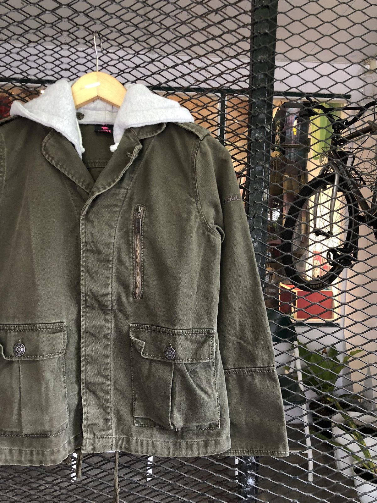 Hysteric Glamour × Japanese Brand × Le Grande Bleu (L.G.B.) VINTAGE X-GIRL MILITARY JACKET Size US M / EU 48-50 / 2 - 2 Thumbnail