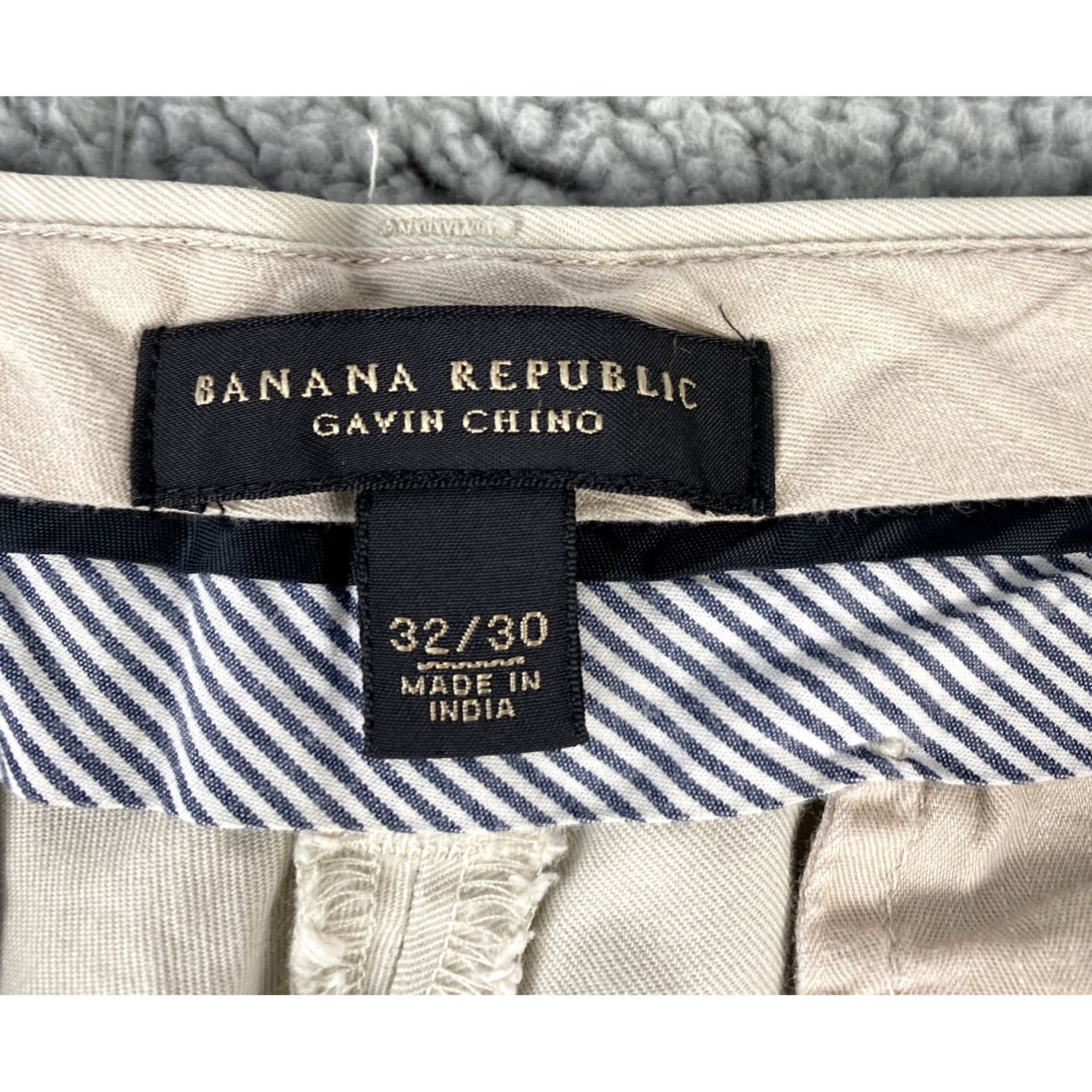Banana Republic Banana Republic Pants Men’s Khaki 32X30 Chino Flat Straight / 30-17 Regular Waist 32 Tan Size US 32 / EU 48 - 6 Thumbnail