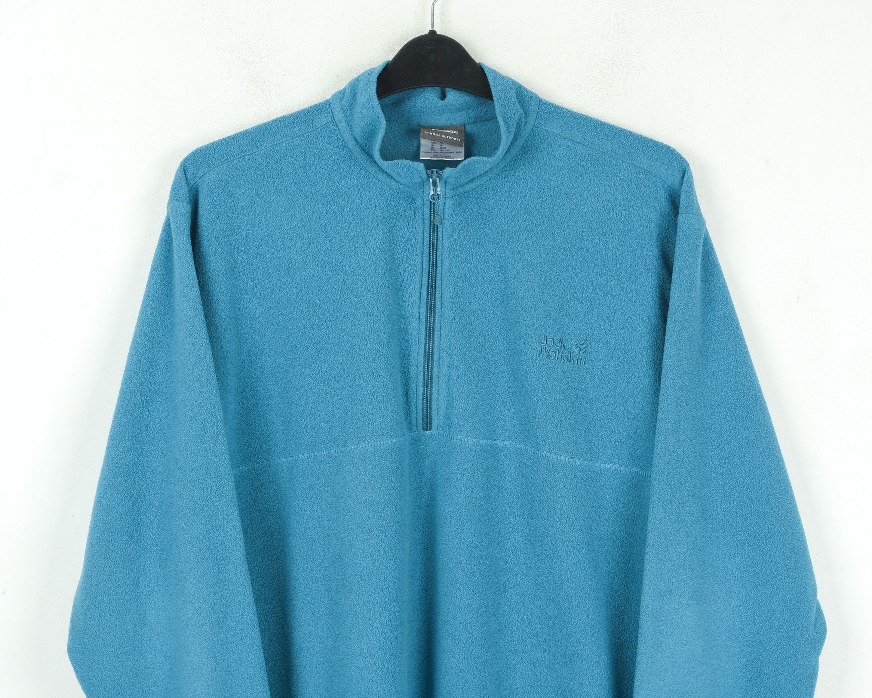 Jack Wolfskin Fleece Pullover Jumper Zip Up Sweater Sweatshirt Jacket Size US XL / EU 56 / 4 - 2 Thumbnail