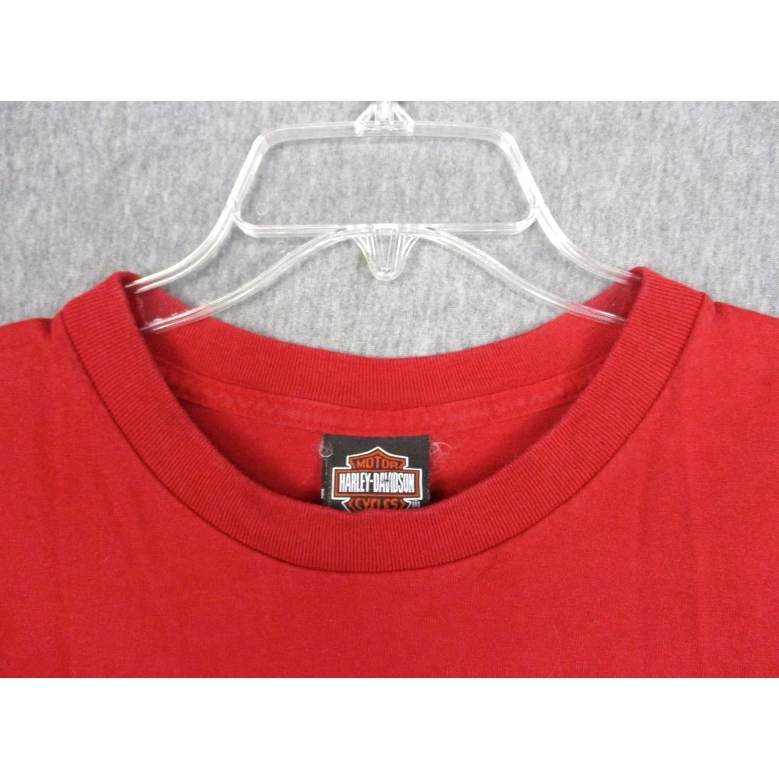 Harley Davidson VINTAGE Harley-Davidson Shirt Mens L Red Sleeveless Smoky Mountain Eagle Graphic Print Crew Neck T-Shirt Baggy? Size US L / EU 52-54 / 3 - 3 Thumbnail