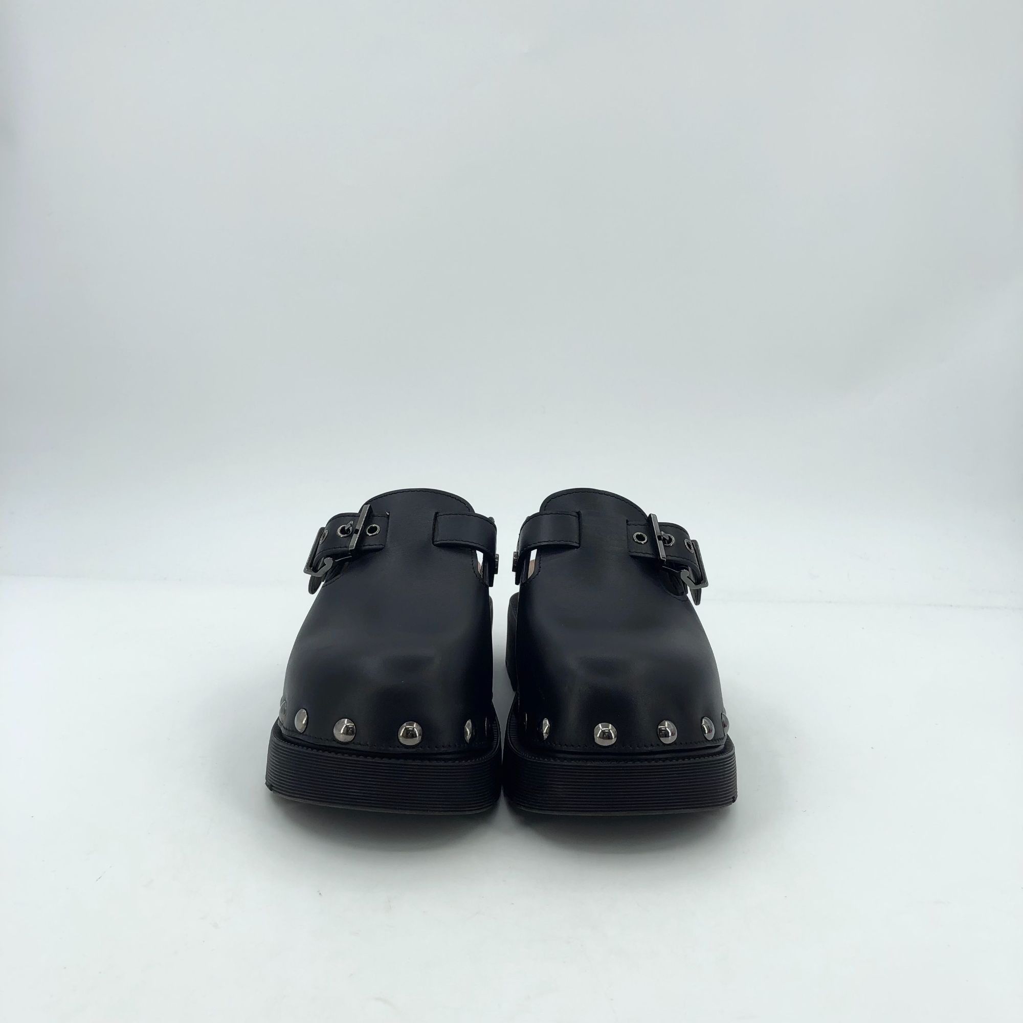 Dior Christian Dior Quake 36 Black Leather Riveted Round-Toe Thic Size US 6 / IT 36 - 8 Thumbnail