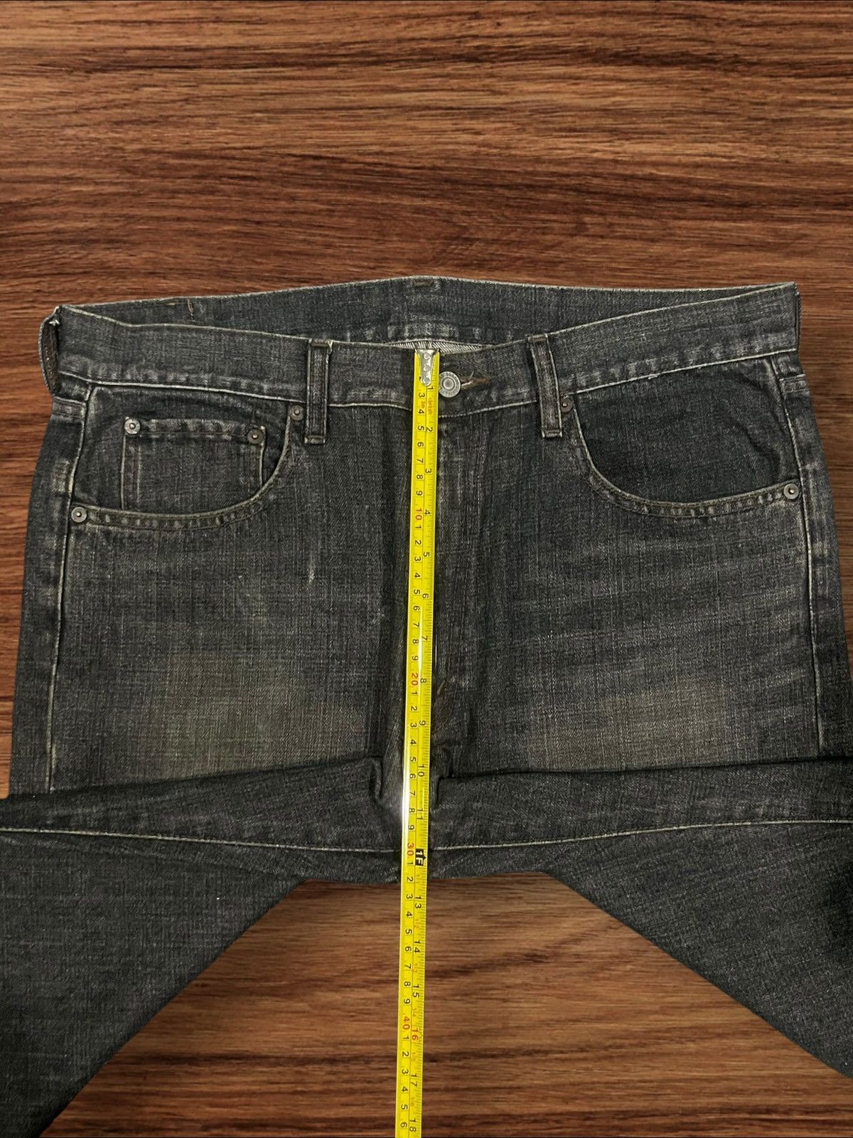 Japanese Brand Vintage Japanese Brand Bobson Black Washed Distressed Jeans Size US 36 / EU 52 - 17 Thumbnail