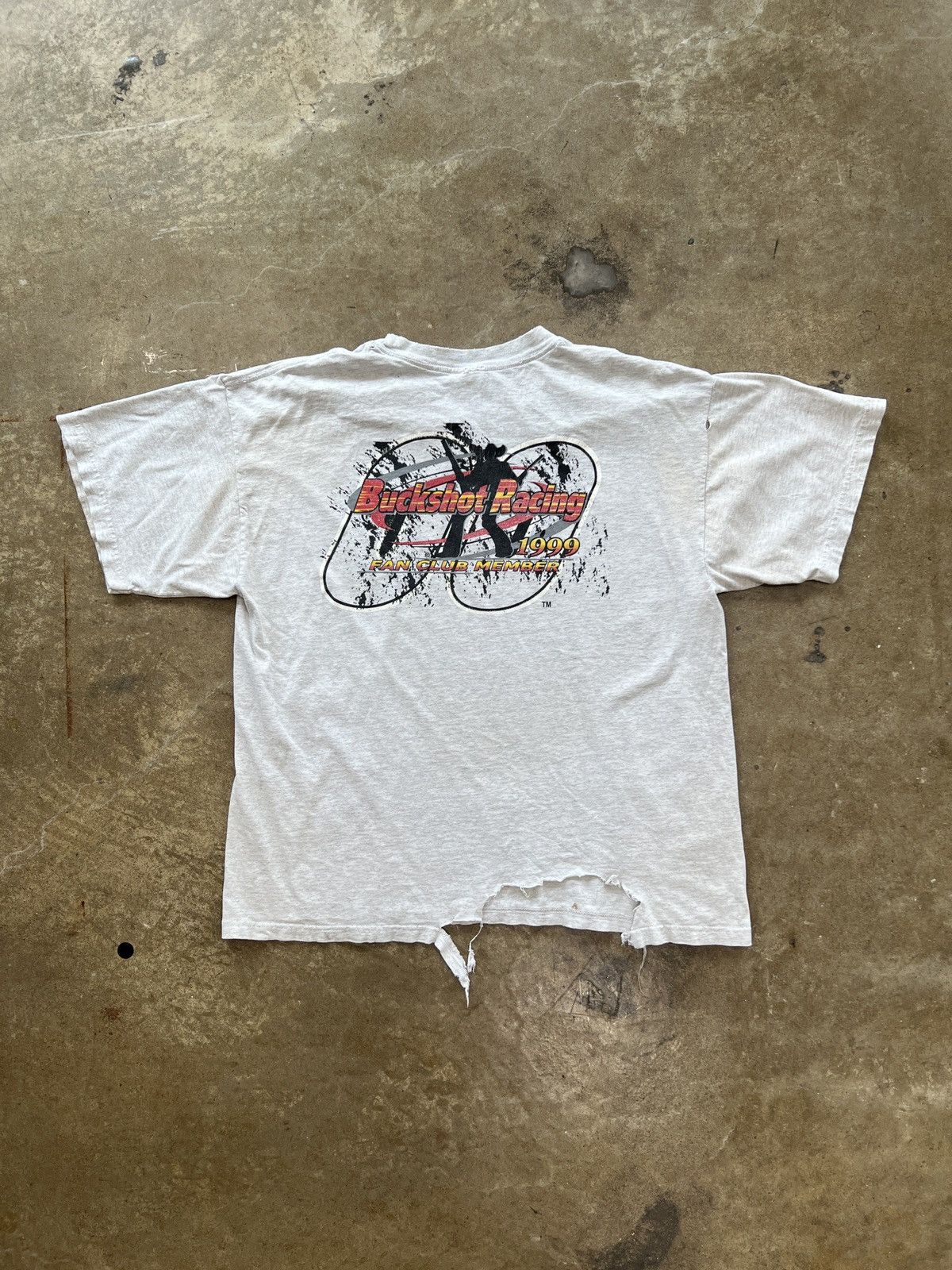 NASCAR Vintage 1999 Buckshot Fan Club Member Buckshot Racing Tee XL Size US XL / EU 56 / 4 - 2 Thumbnail