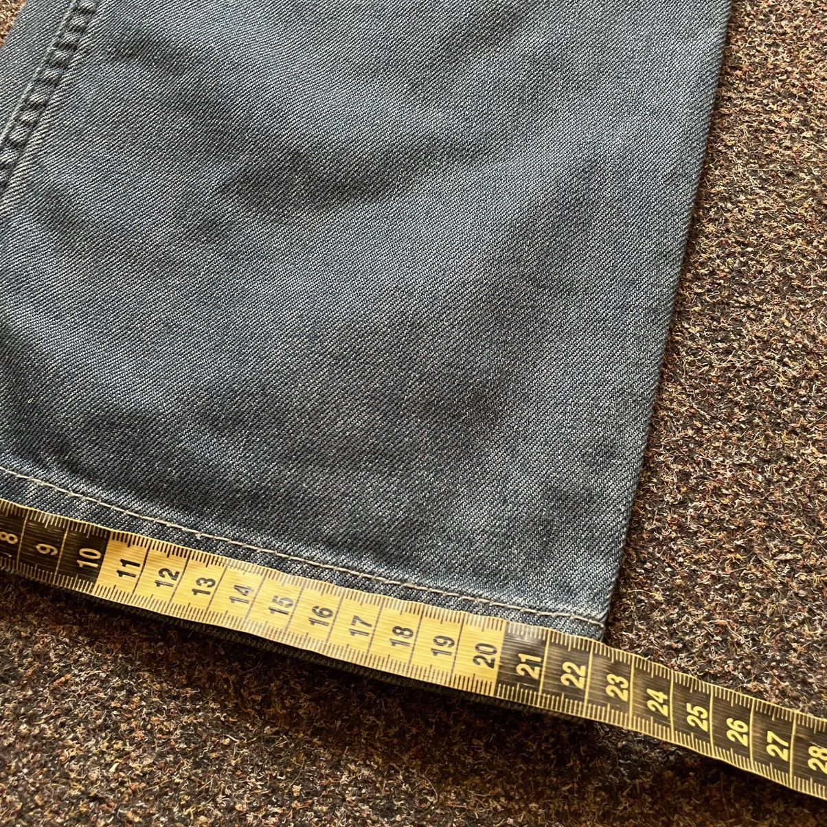 Vintage Vintage 90s Baggy Distressed Wide Leg Jeans Grunge Logo 33 Size 33" - 8 Thumbnail