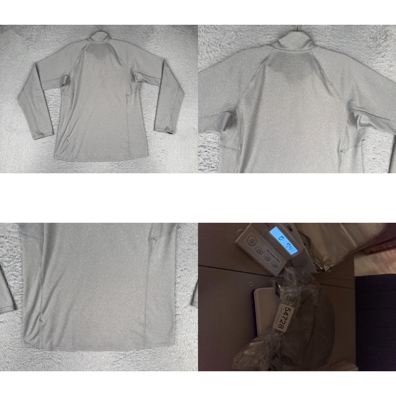 Patagonia Patagonia Shirt Women Medium Gray Capilene Baselayer 1/4 Zip Activewear Made in El Salvador Regular M Gray Womens 1/4 Zip Patagonia Shirt Size M / US 6-8 / IT 42-44 - 9 Thumbnail