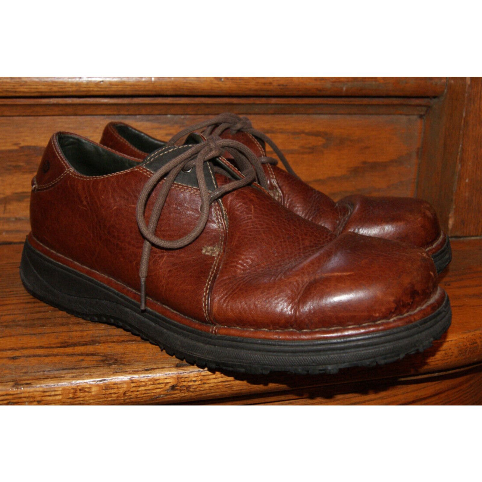 Dunham DUNHAM ASPEN 9810SB BROWN LEATHER OXFORD MENS 13 D Size US 13 / EU 46 - 2 Thumbnail