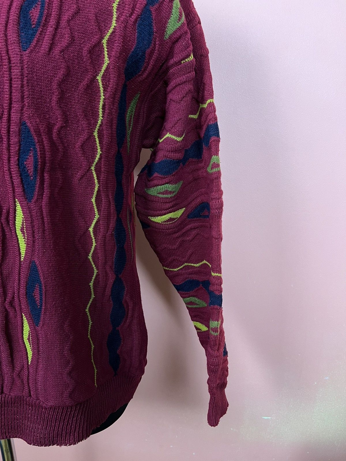 Vintage Tom Weiss avant garde coogi stile knit sweater hype Size US M / EU 48-50 / 2 - 6 Thumbnail