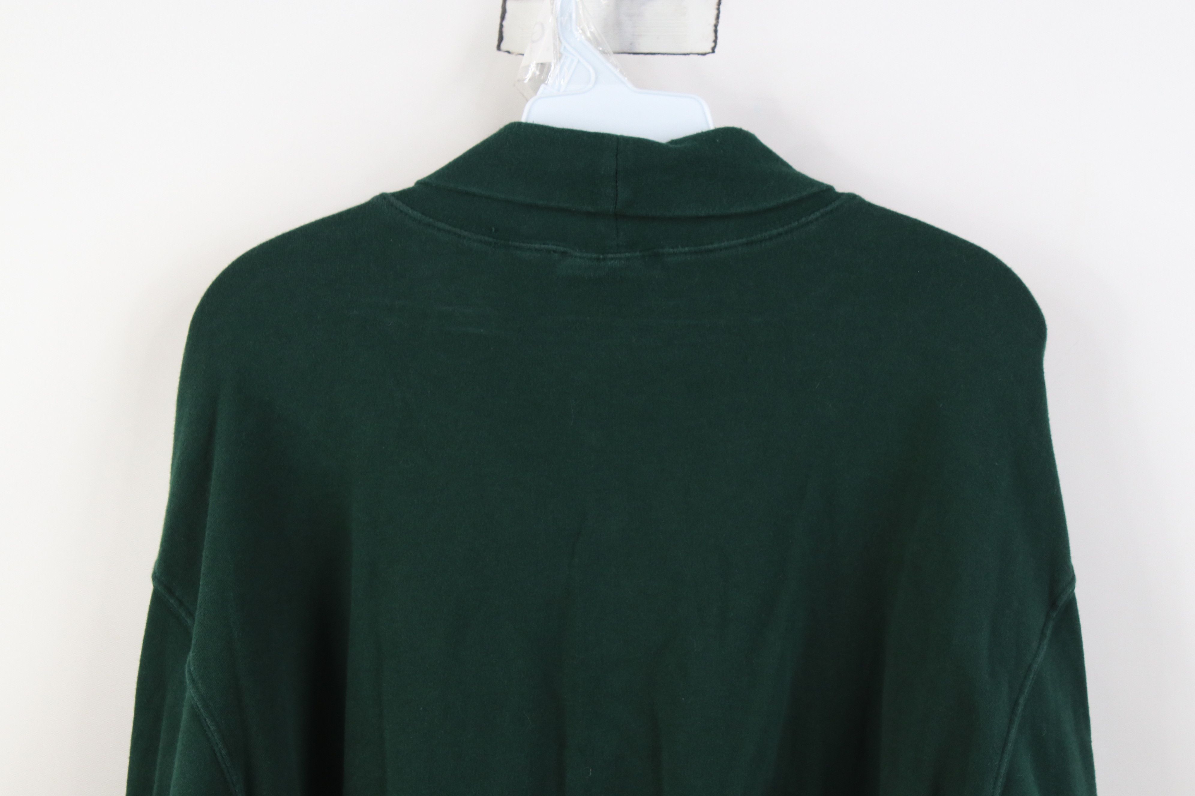 Vintage Vintage 90s Streetwear Cotton Turtleneck T-Shirt Green Size US XL / EU 56 / 4 - 10 Thumbnail