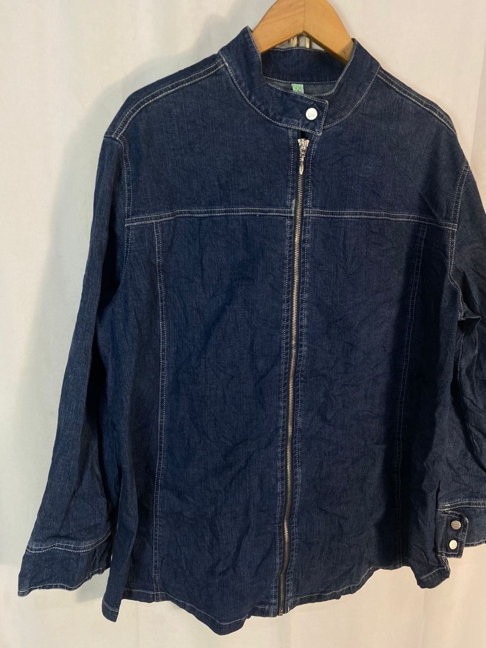 Other Pre natal distressed denim zipper jacket Size US M / EU 48-50 / 2 - 4 Thumbnail