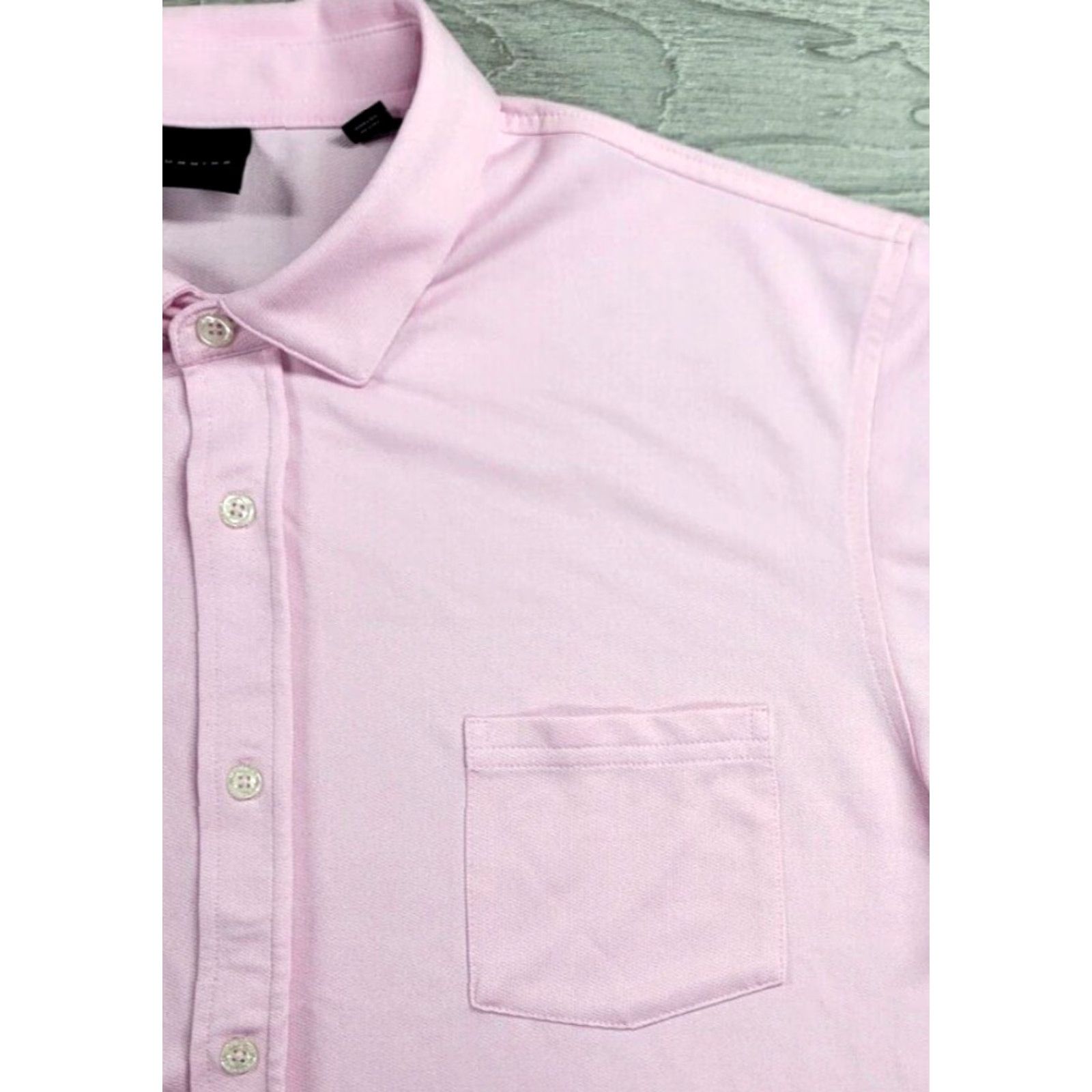 Vintage Dunning Button-Up Shirt Mens M Pink 100% Polyester Camp Palmetto Dunes Golf Shirt Size US M / EU 48-50 / 2 - 5 Thumbnail