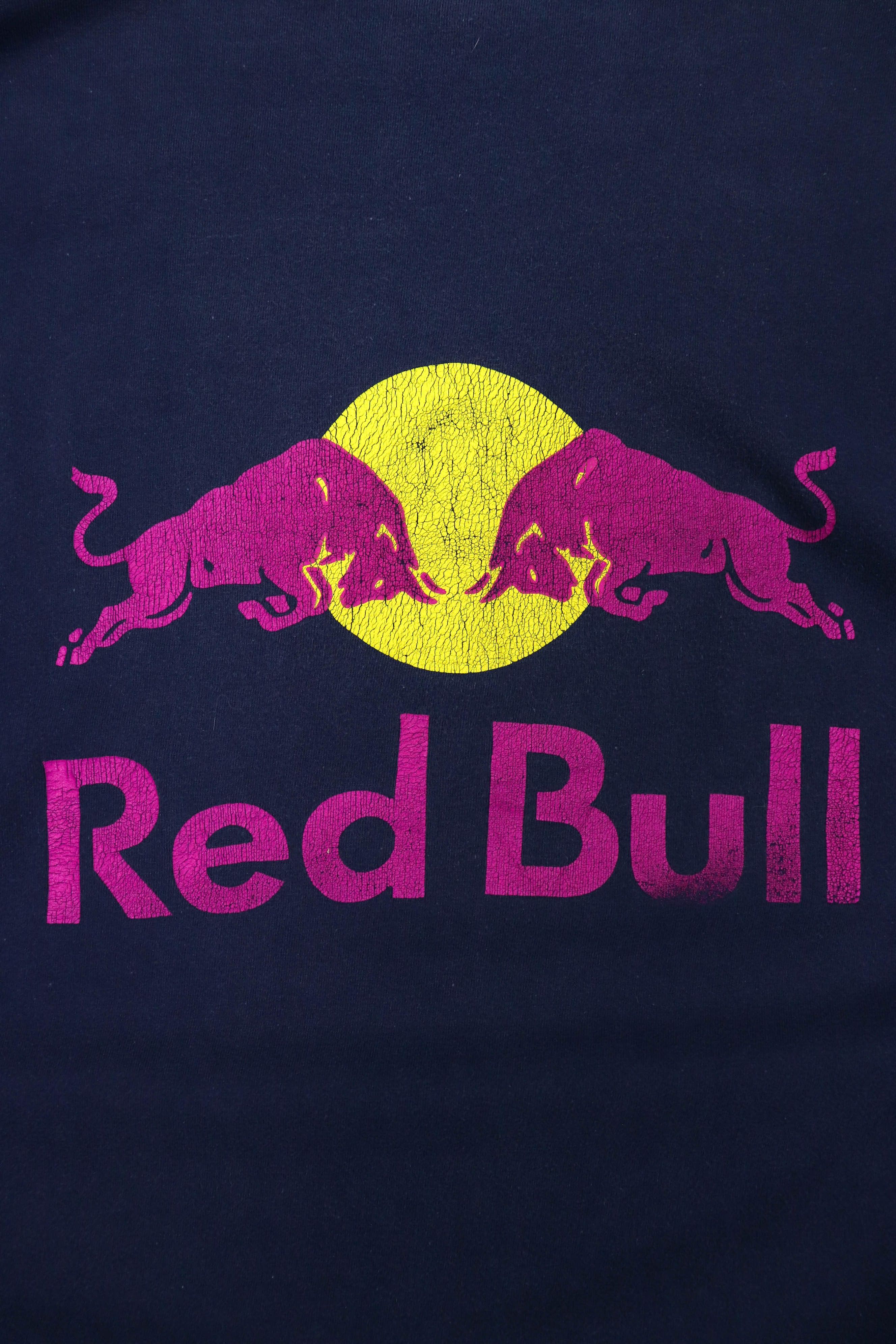 Red Bull Red Bull Vintage 90s Made in USA Sun Faded Graphics T-shirt Size US XL / EU 56 / 4 - 5 Thumbnail