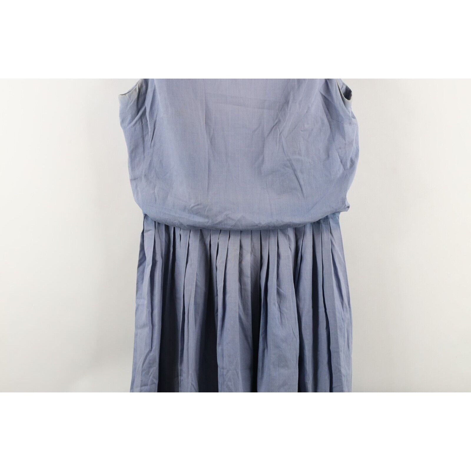 Vintage Vintage 60s 70s Distressed Sun Faded Pleated Dress Size M / US 6-8 / IT 42-44 - 3 Thumbnail